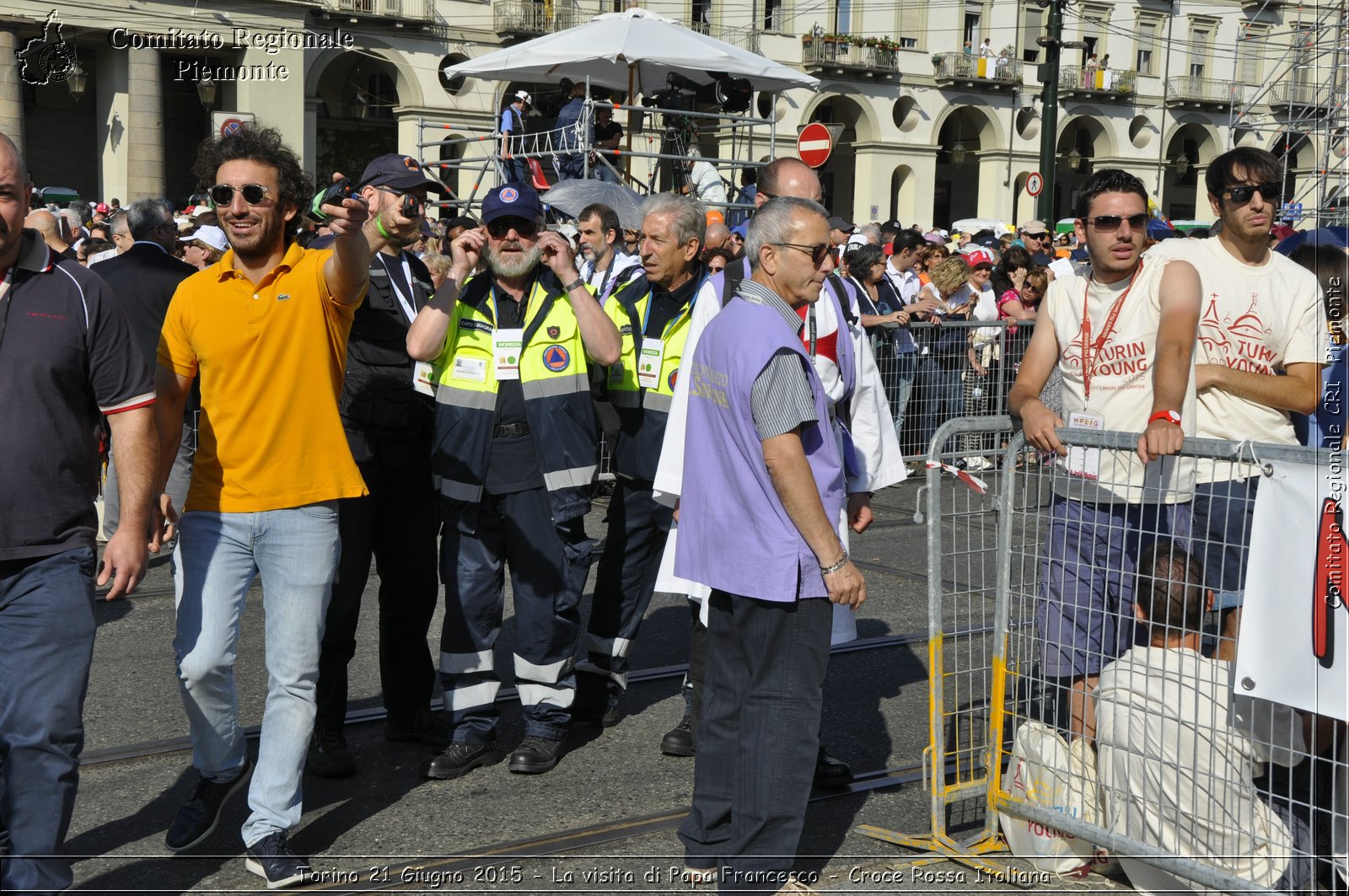 Torino 21 Giugno 2015 - La visita di Papa Francesco - Croce Rossa Italiana- Comitato Regionale del Piemonte