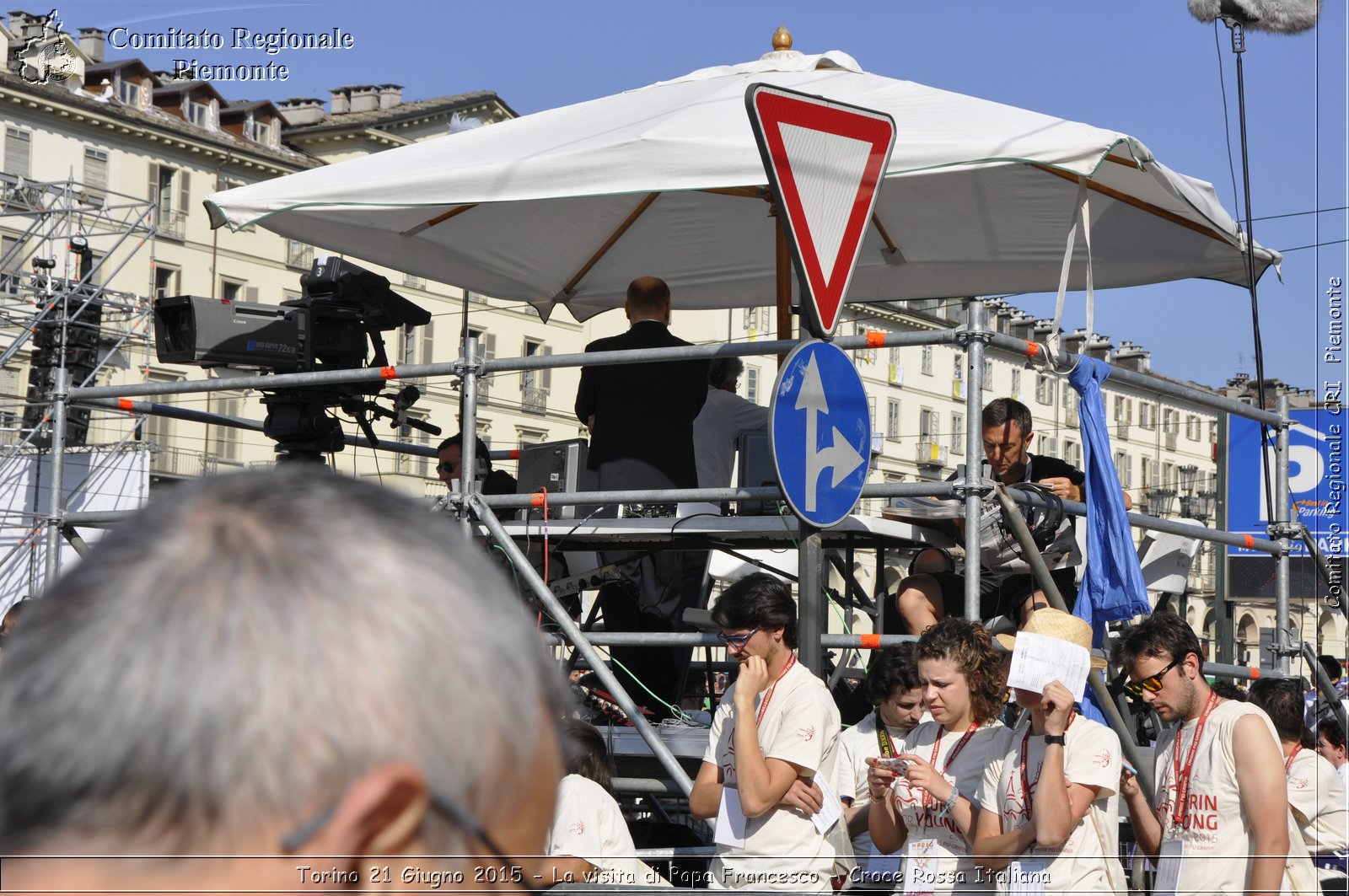 Torino 21 Giugno 2015 - La visita di Papa Francesco - Croce Rossa Italiana- Comitato Regionale del Piemonte