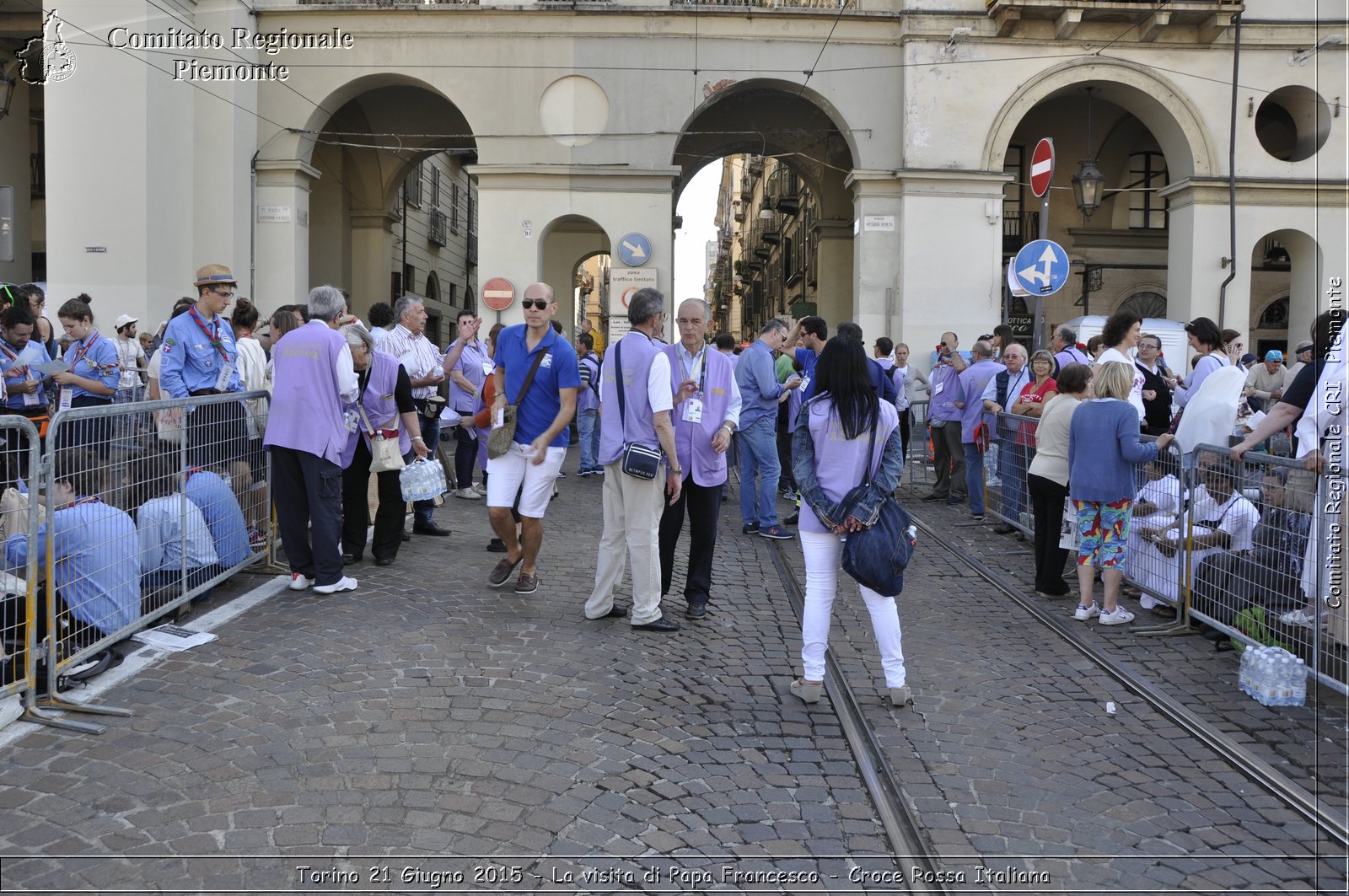 Torino 21 Giugno 2015 - La visita di Papa Francesco - Croce Rossa Italiana- Comitato Regionale del Piemonte