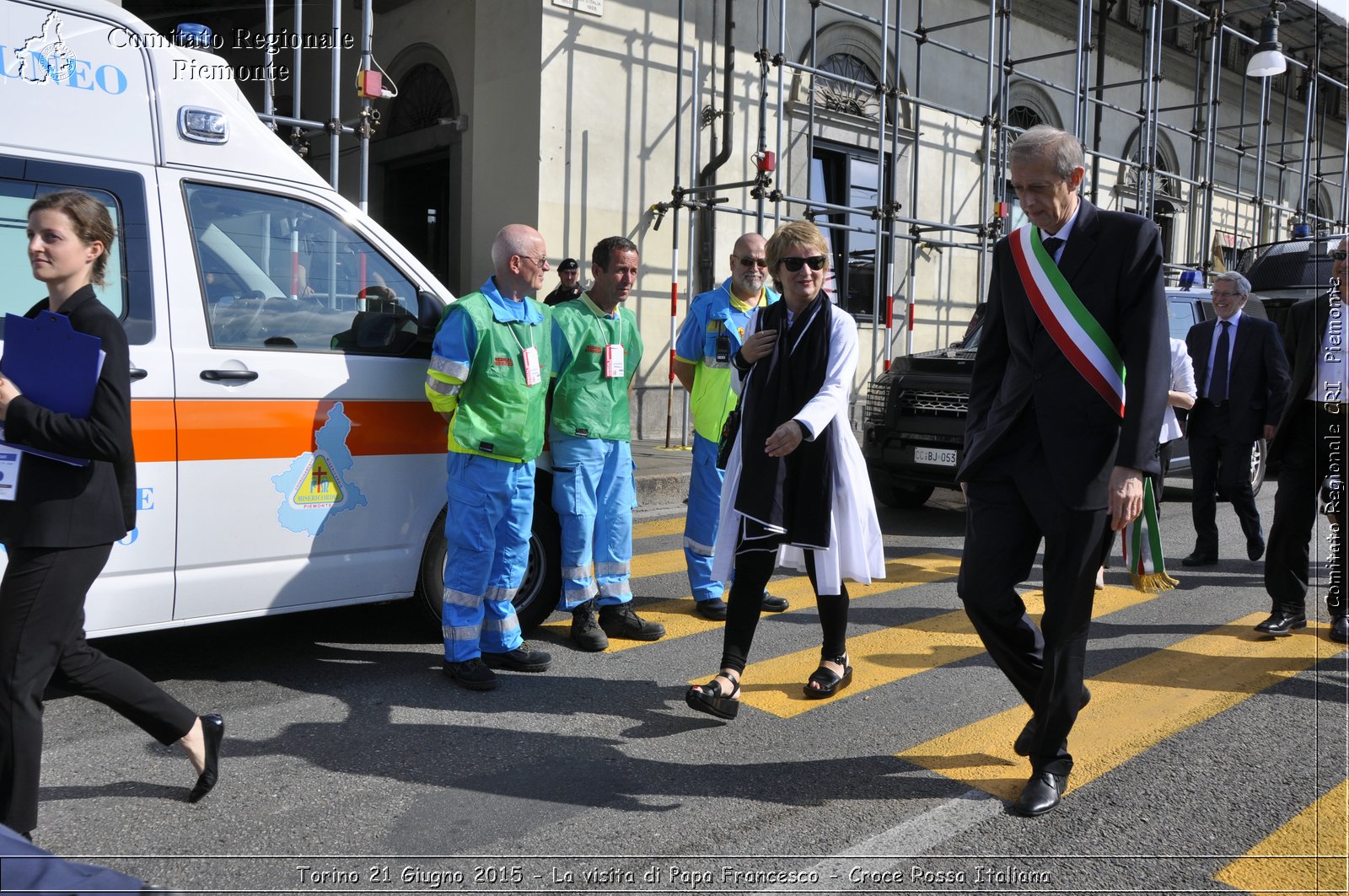 Torino 21 Giugno 2015 - La visita di Papa Francesco - Croce Rossa Italiana- Comitato Regionale del Piemonte