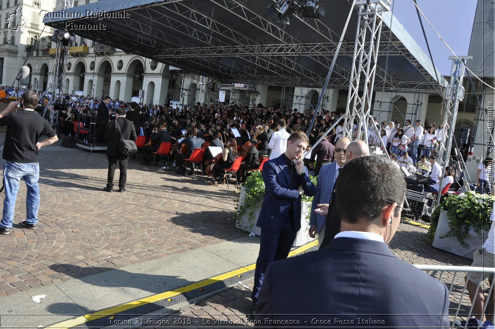 Torino 21 Giugno 2015 - La visita di Papa Francesco - Croce Rossa Italiana- Comitato Regionale del Piemonte