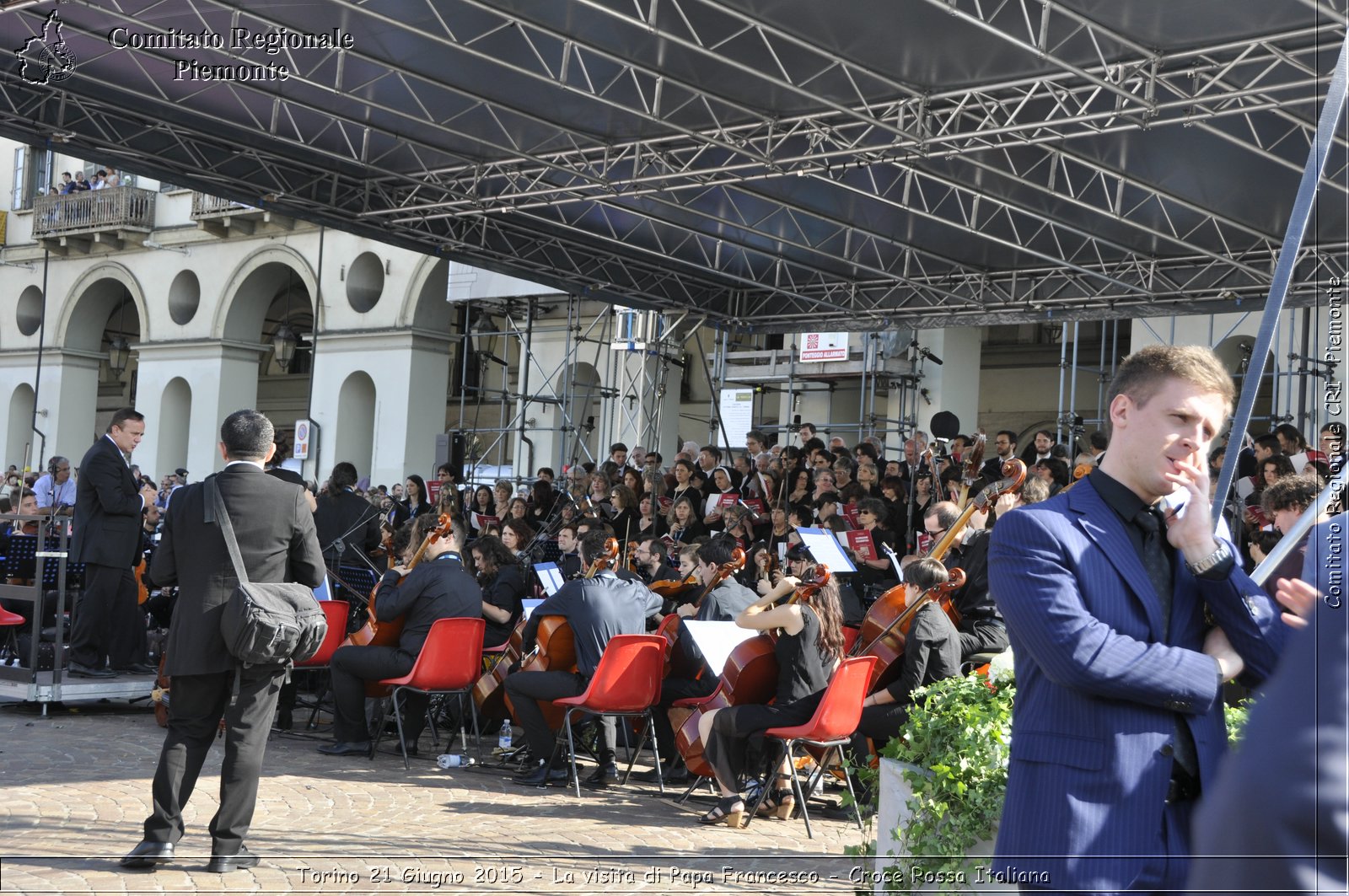 Torino 21 Giugno 2015 - La visita di Papa Francesco - Croce Rossa Italiana- Comitato Regionale del Piemonte