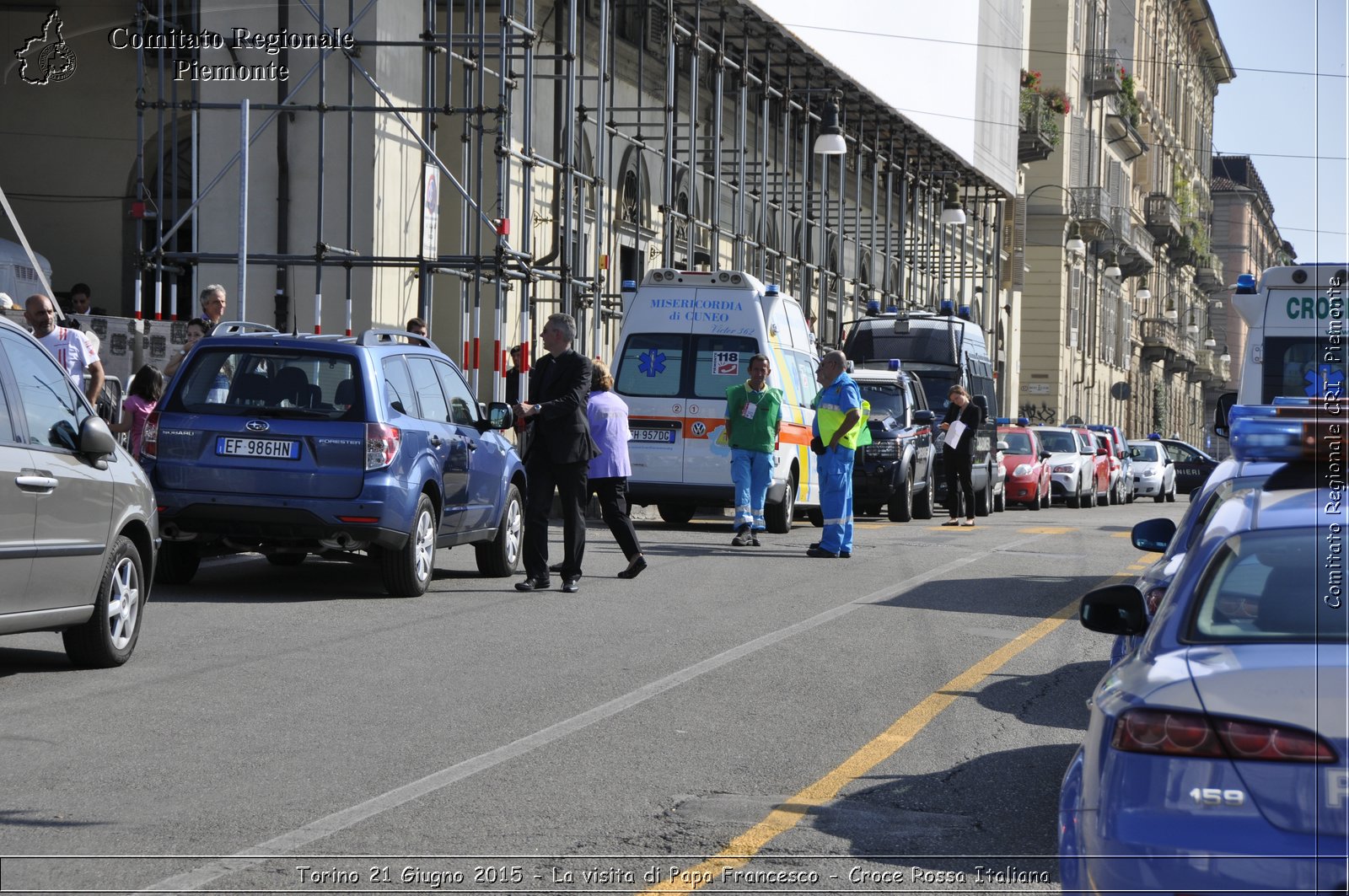 Torino 21 Giugno 2015 - La visita di Papa Francesco - Croce Rossa Italiana- Comitato Regionale del Piemonte