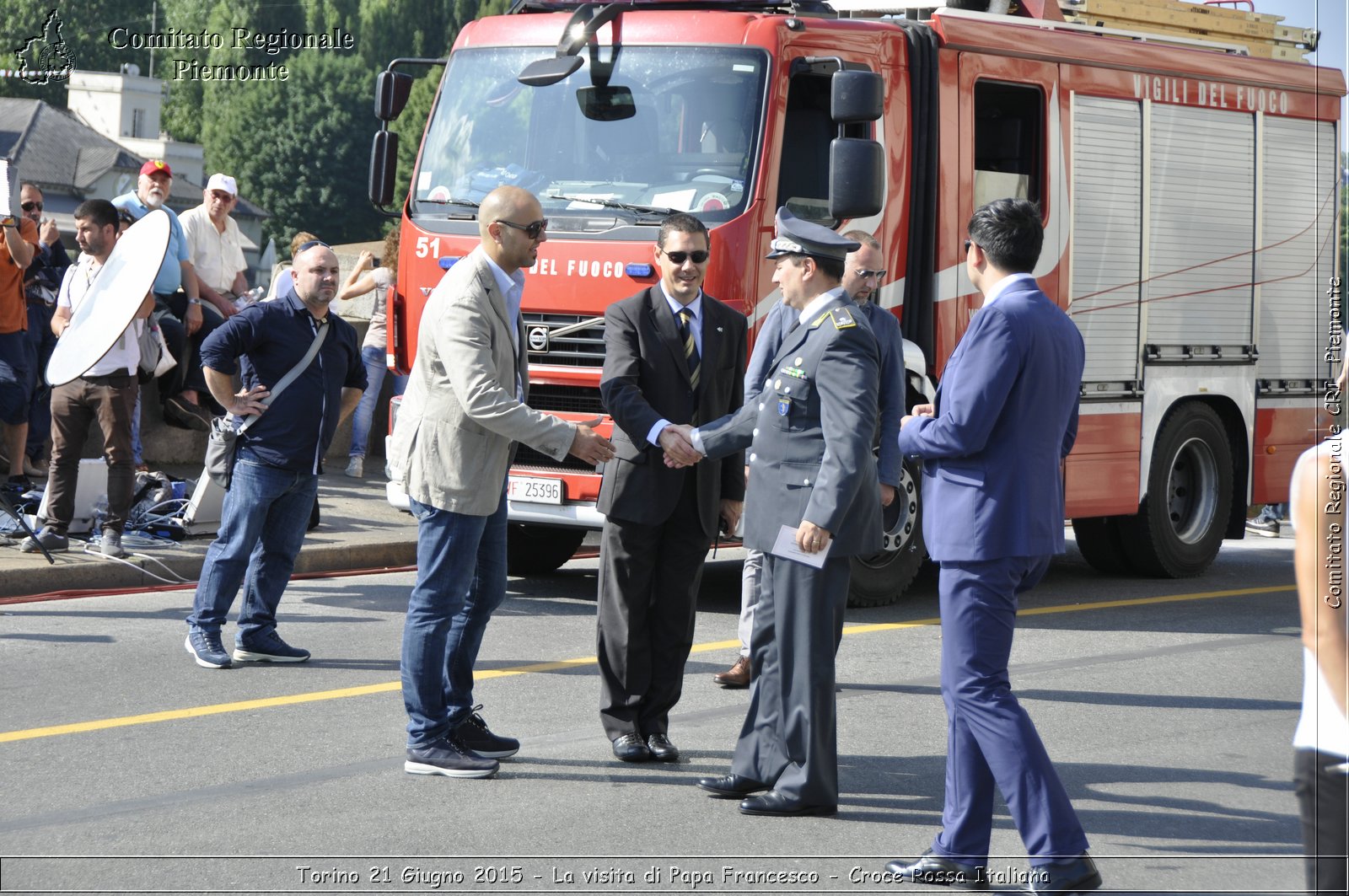 Torino 21 Giugno 2015 - La visita di Papa Francesco - Croce Rossa Italiana- Comitato Regionale del Piemonte