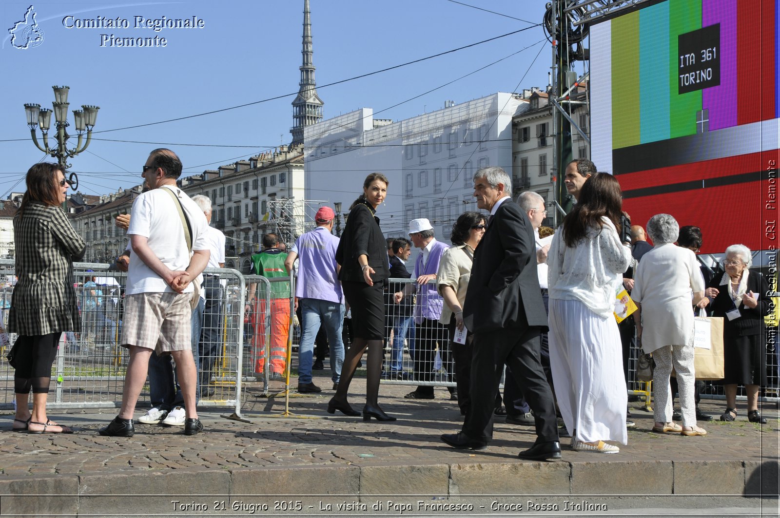 Torino 21 Giugno 2015 - La visita di Papa Francesco - Croce Rossa Italiana- Comitato Regionale del Piemonte