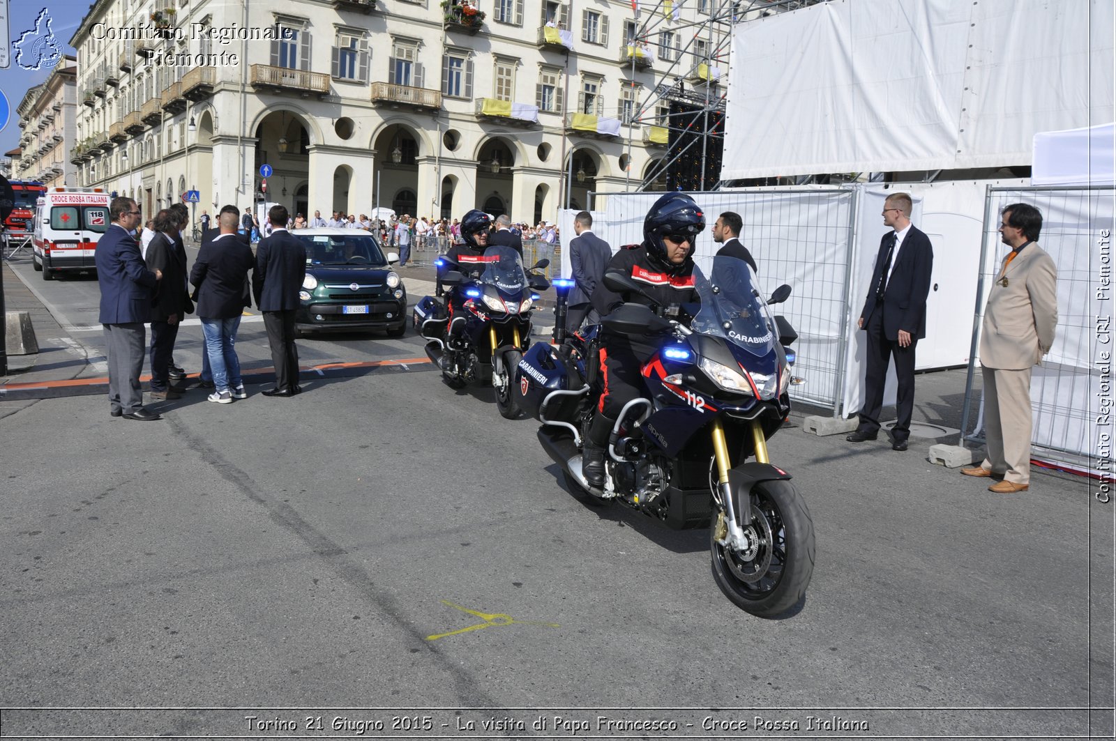 Torino 21 Giugno 2015 - La visita di Papa Francesco - Croce Rossa Italiana- Comitato Regionale del Piemonte