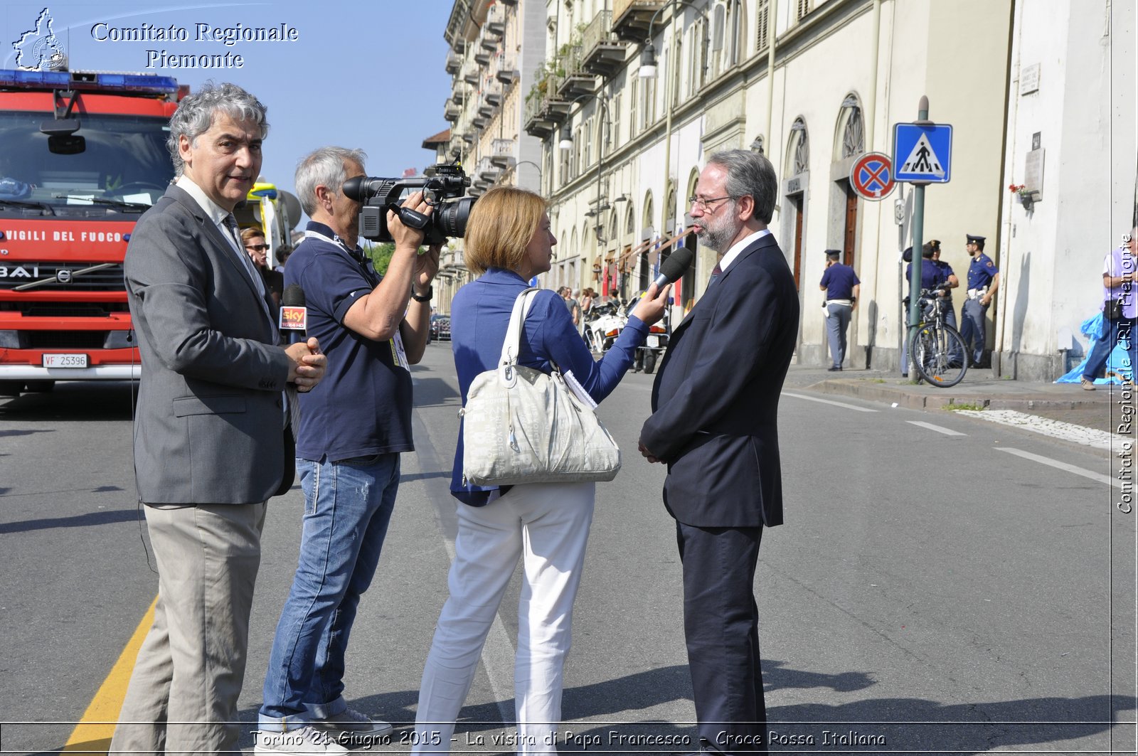 Torino 21 Giugno 2015 - La visita di Papa Francesco - Croce Rossa Italiana- Comitato Regionale del Piemonte