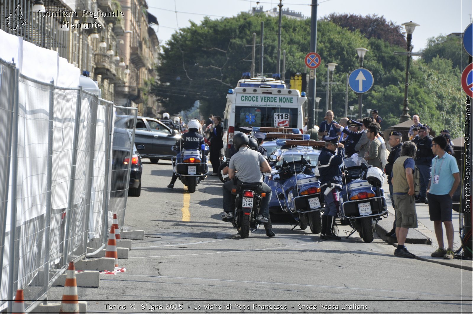 Torino 21 Giugno 2015 - La visita di Papa Francesco - Croce Rossa Italiana- Comitato Regionale del Piemonte