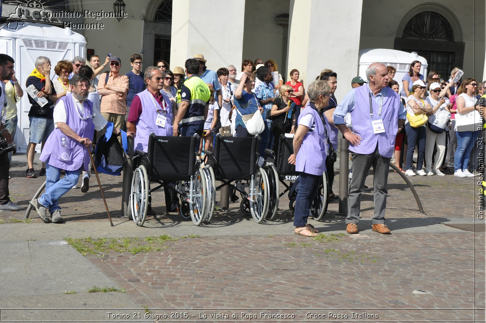 Torino 21 Giugno 2015 - La visita di Papa Francesco - Croce Rossa Italiana- Comitato Regionale del Piemonte