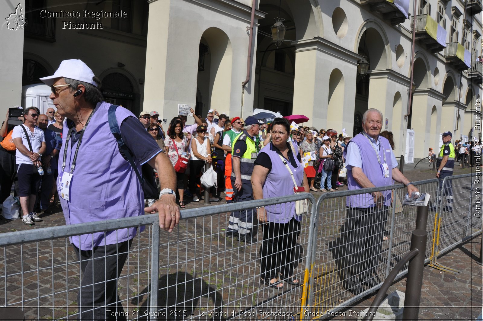 Torino 21 Giugno 2015 - La visita di Papa Francesco - Croce Rossa Italiana- Comitato Regionale del Piemonte