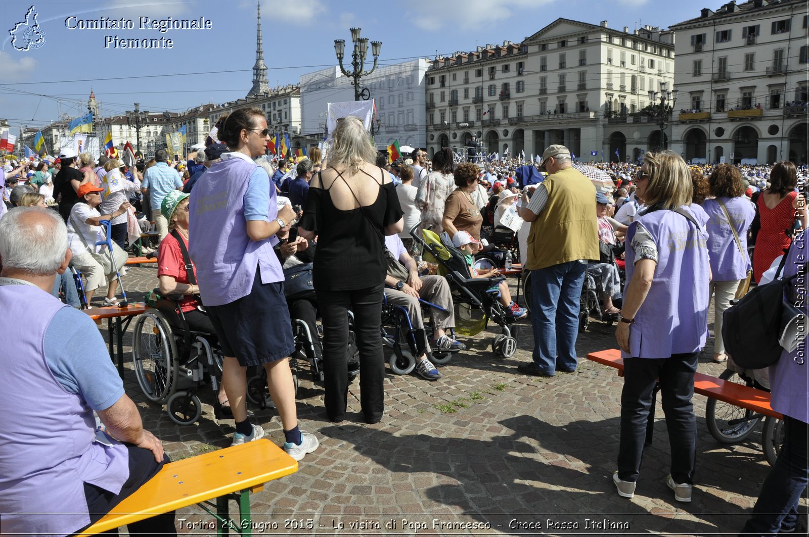 Torino 21 Giugno 2015 - La visita di Papa Francesco - Croce Rossa Italiana- Comitato Regionale del Piemonte