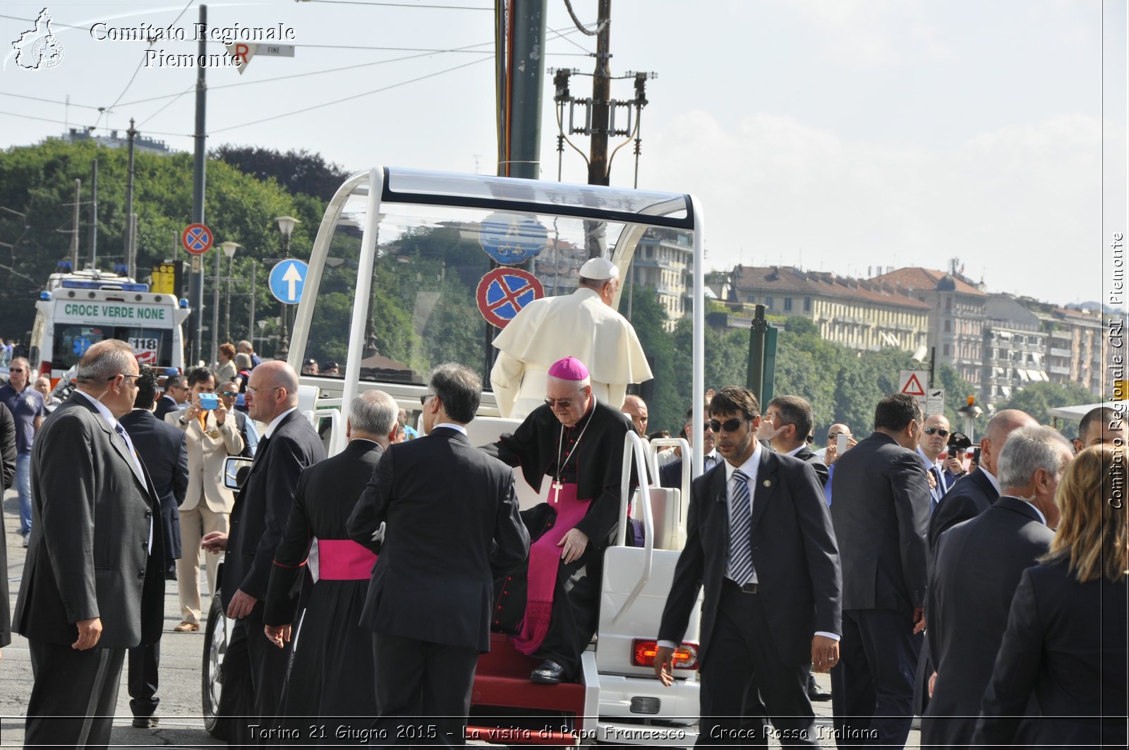 Torino 21 Giugno 2015 - La visita di Papa Francesco - Croce Rossa Italiana- Comitato Regionale del Piemonte