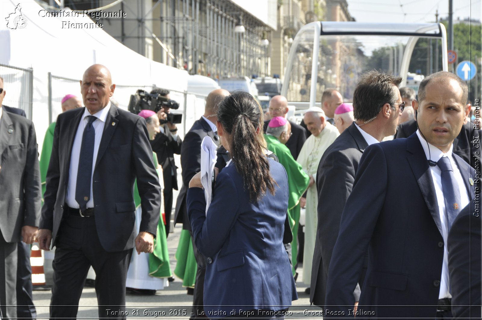 Torino 21 Giugno 2015 - La visita di Papa Francesco - Croce Rossa Italiana- Comitato Regionale del Piemonte