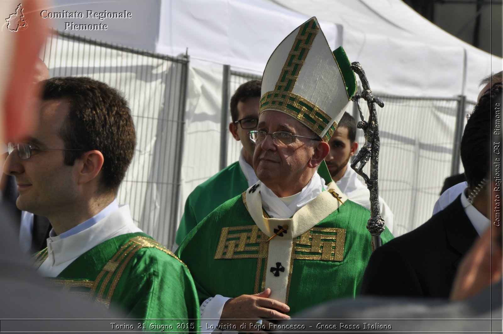 Torino 21 Giugno 2015 - La visita di Papa Francesco - Croce Rossa Italiana- Comitato Regionale del Piemonte