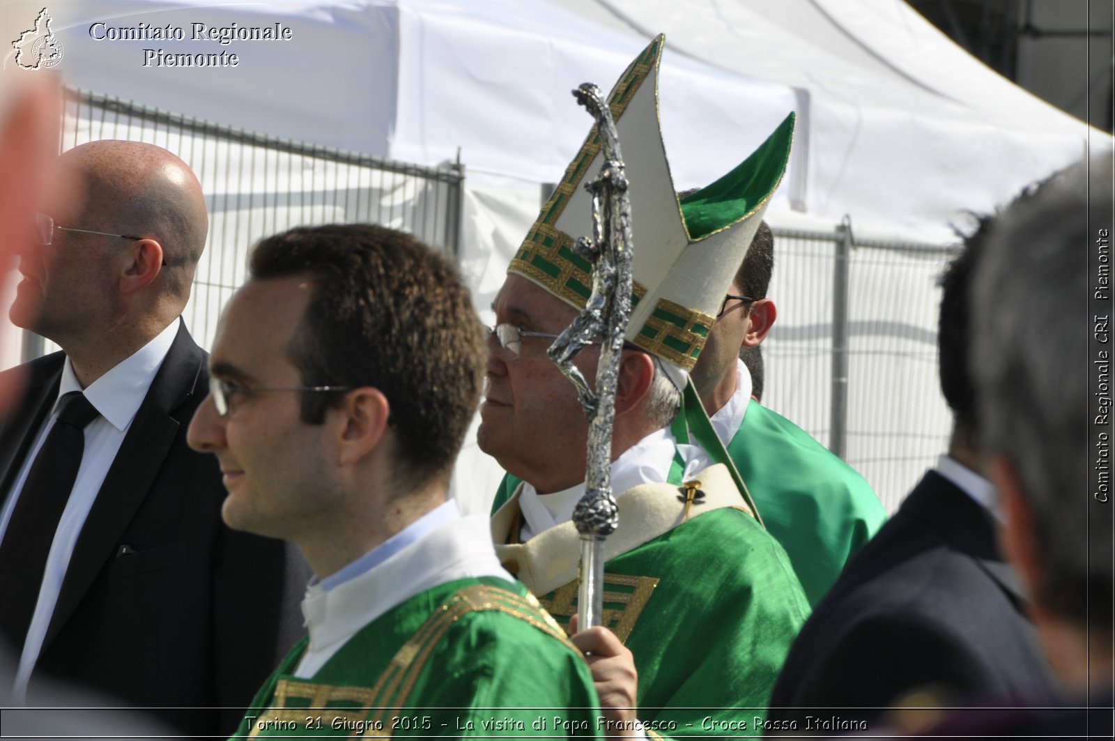 Torino 21 Giugno 2015 - La visita di Papa Francesco - Croce Rossa Italiana- Comitato Regionale del Piemonte