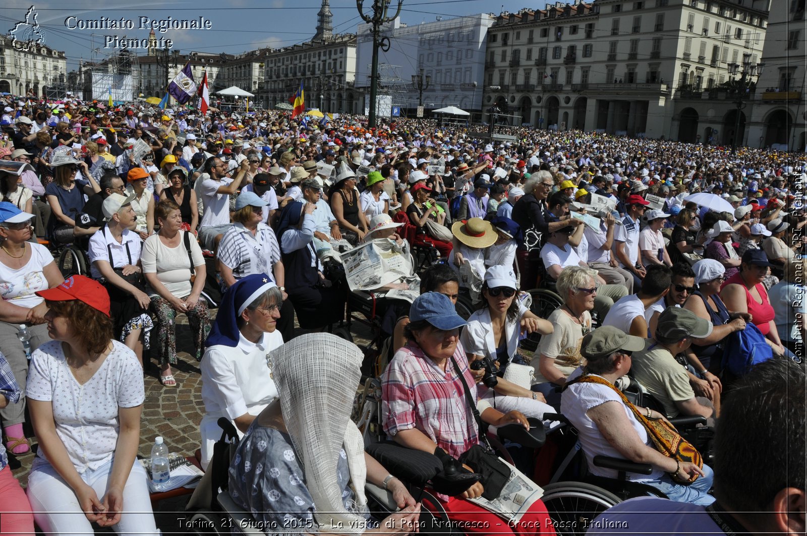 Torino 21 Giugno 2015 - La visita di Papa Francesco - Croce Rossa Italiana- Comitato Regionale del Piemonte