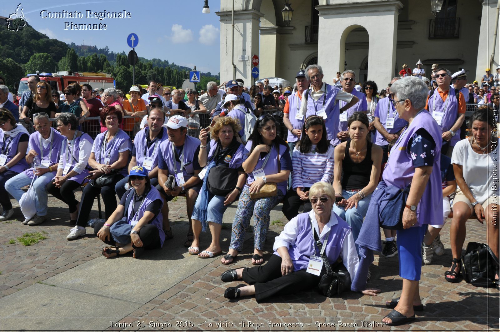 Torino 21 Giugno 2015 - La visita di Papa Francesco - Croce Rossa Italiana- Comitato Regionale del Piemonte