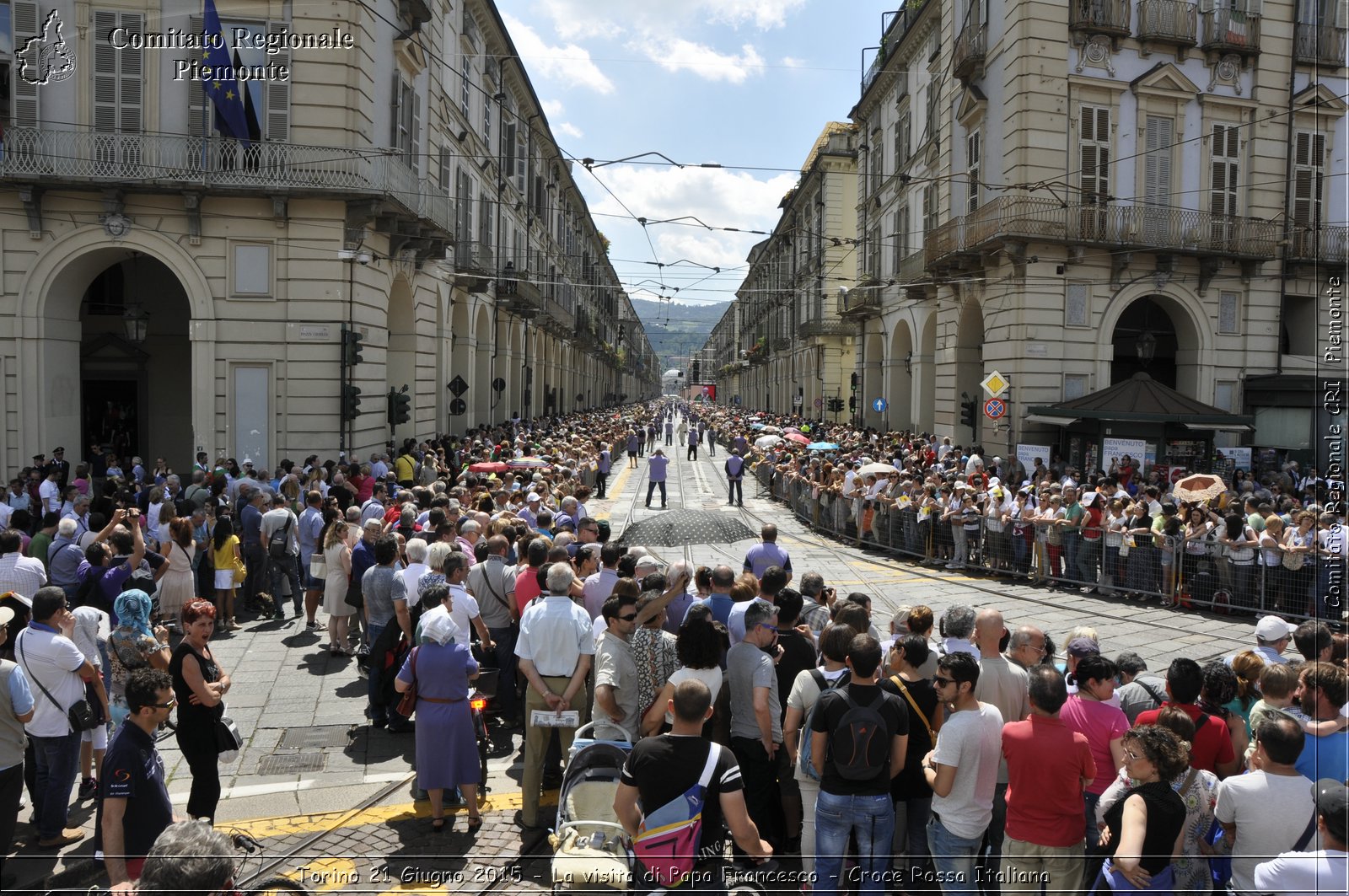 Torino 21 Giugno 2015 - La visita di Papa Francesco - Croce Rossa Italiana- Comitato Regionale del Piemonte