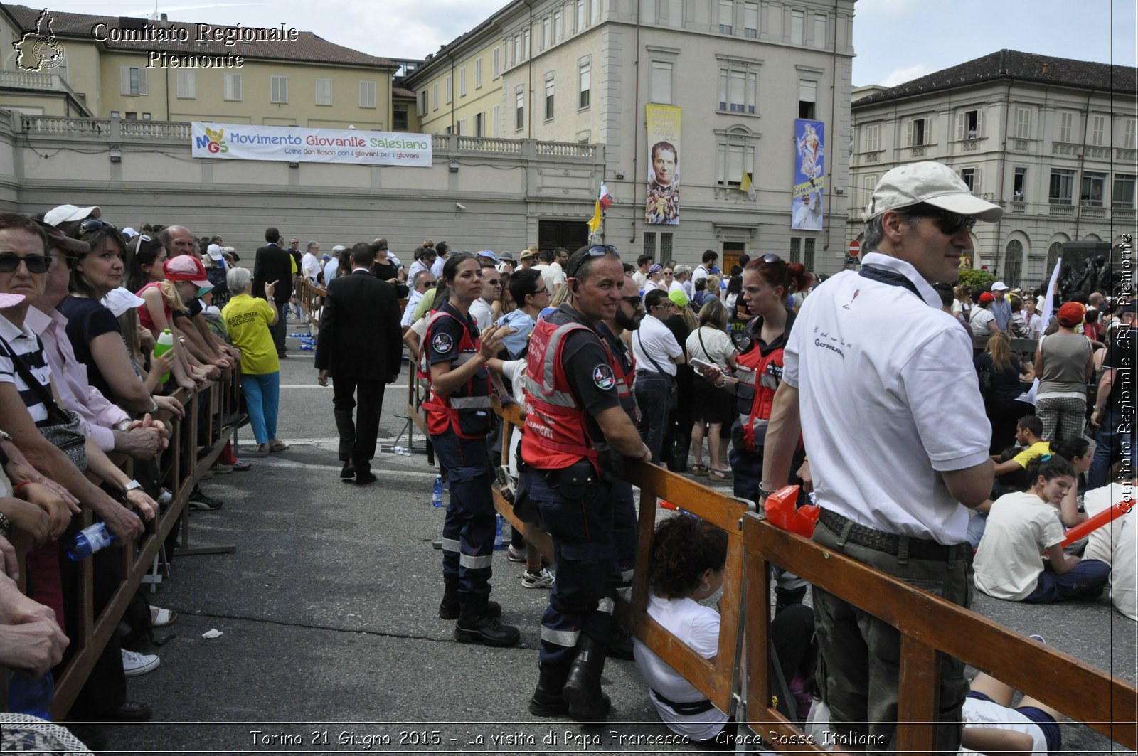 Torino 21 Giugno 2015 - La visita di Papa Francesco - Croce Rossa Italiana- Comitato Regionale del Piemonte