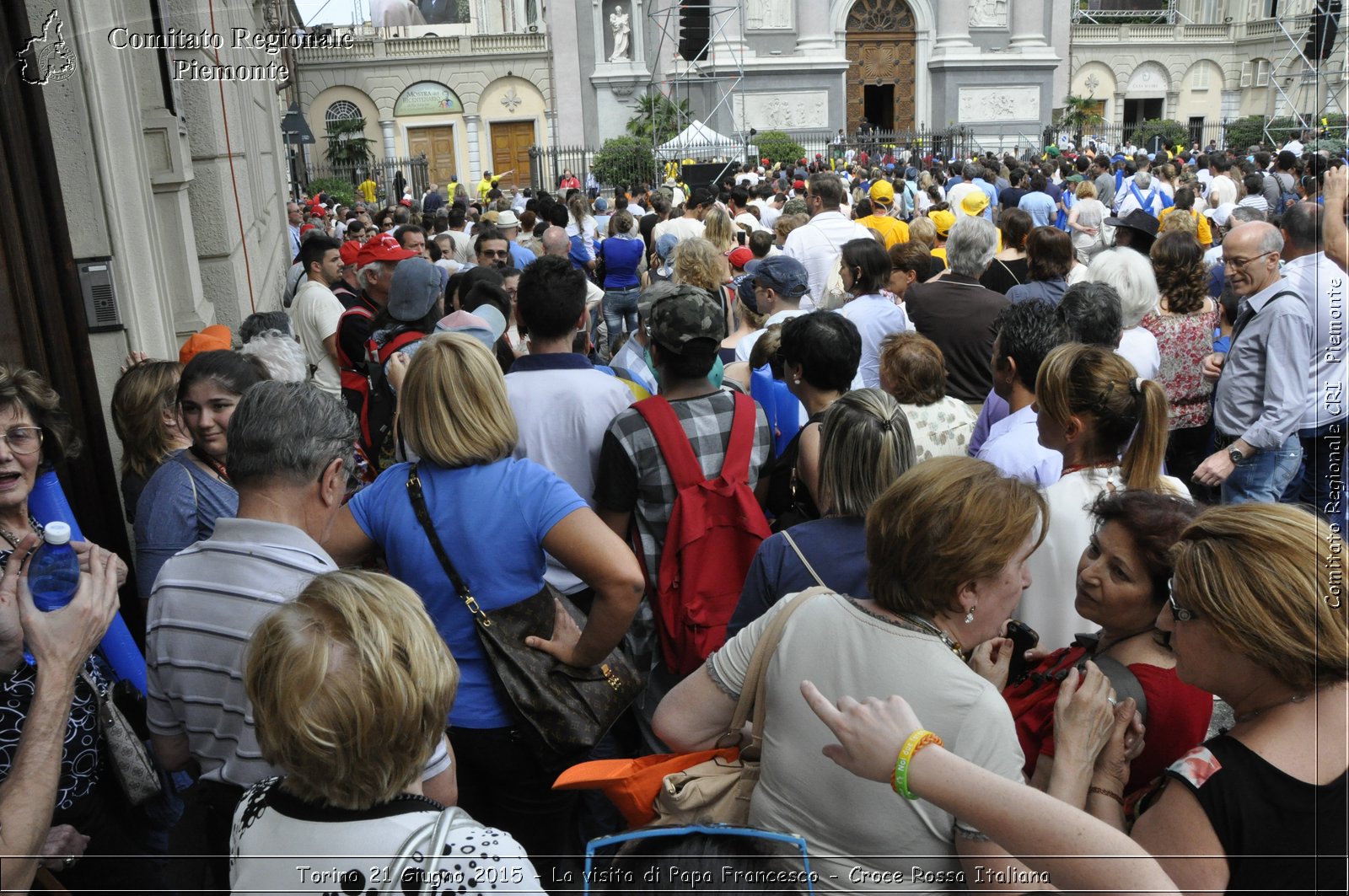 Torino 21 Giugno 2015 - La visita di Papa Francesco - Croce Rossa Italiana- Comitato Regionale del Piemonte