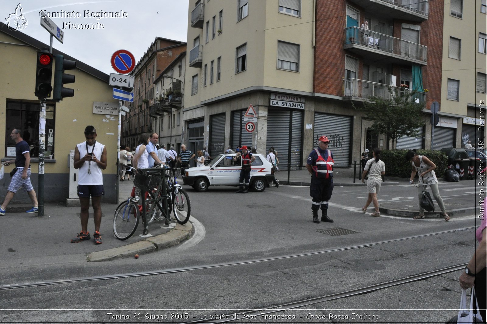 Torino 21 Giugno 2015 - La visita di Papa Francesco - Croce Rossa Italiana- Comitato Regionale del Piemonte