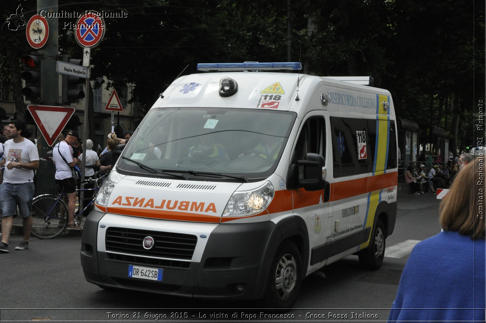 Torino 21 Giugno 2015 - La visita di Papa Francesco - Croce Rossa Italiana- Comitato Regionale del Piemonte