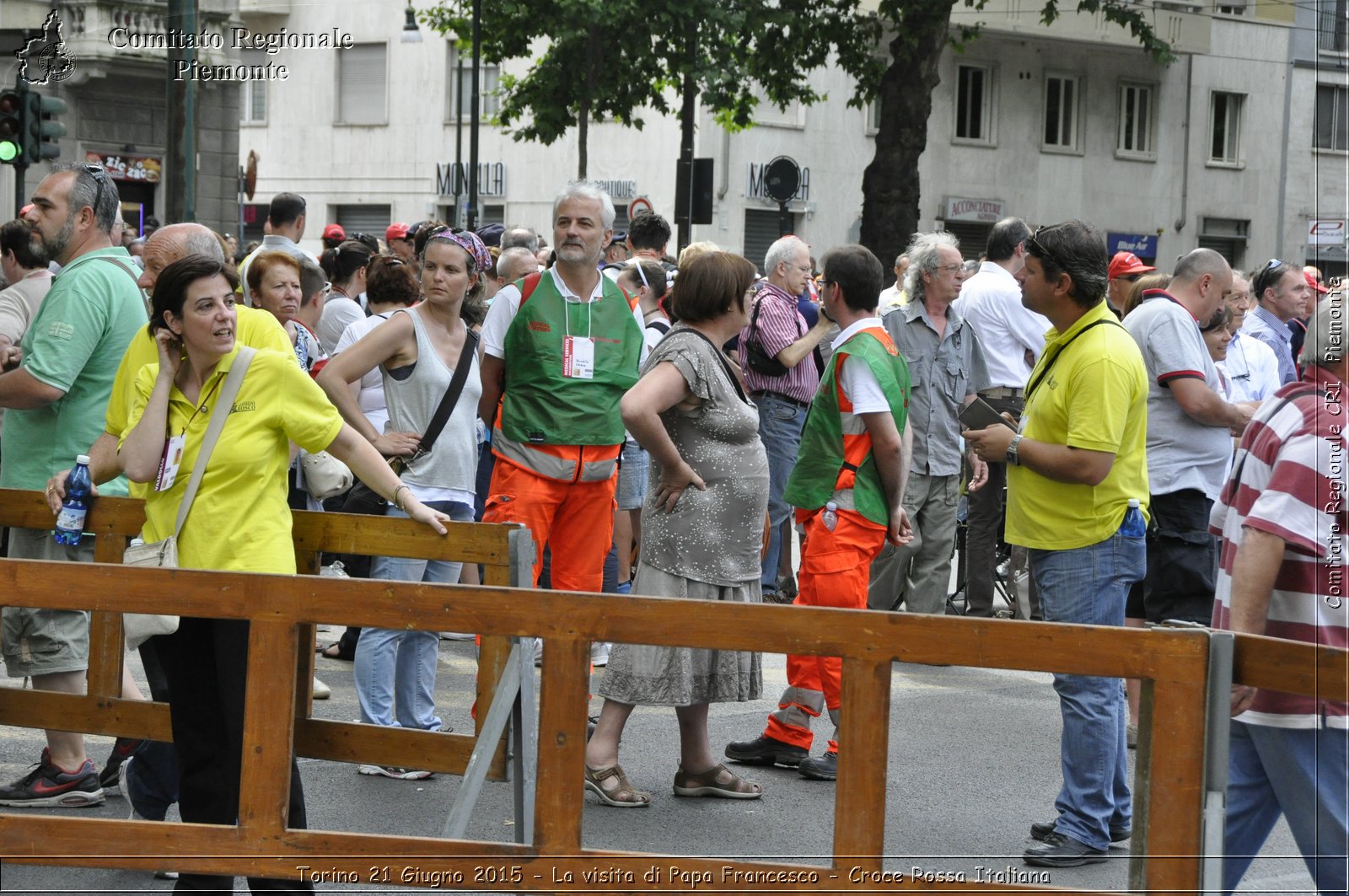 Torino 21 Giugno 2015 - La visita di Papa Francesco - Croce Rossa Italiana- Comitato Regionale del Piemonte