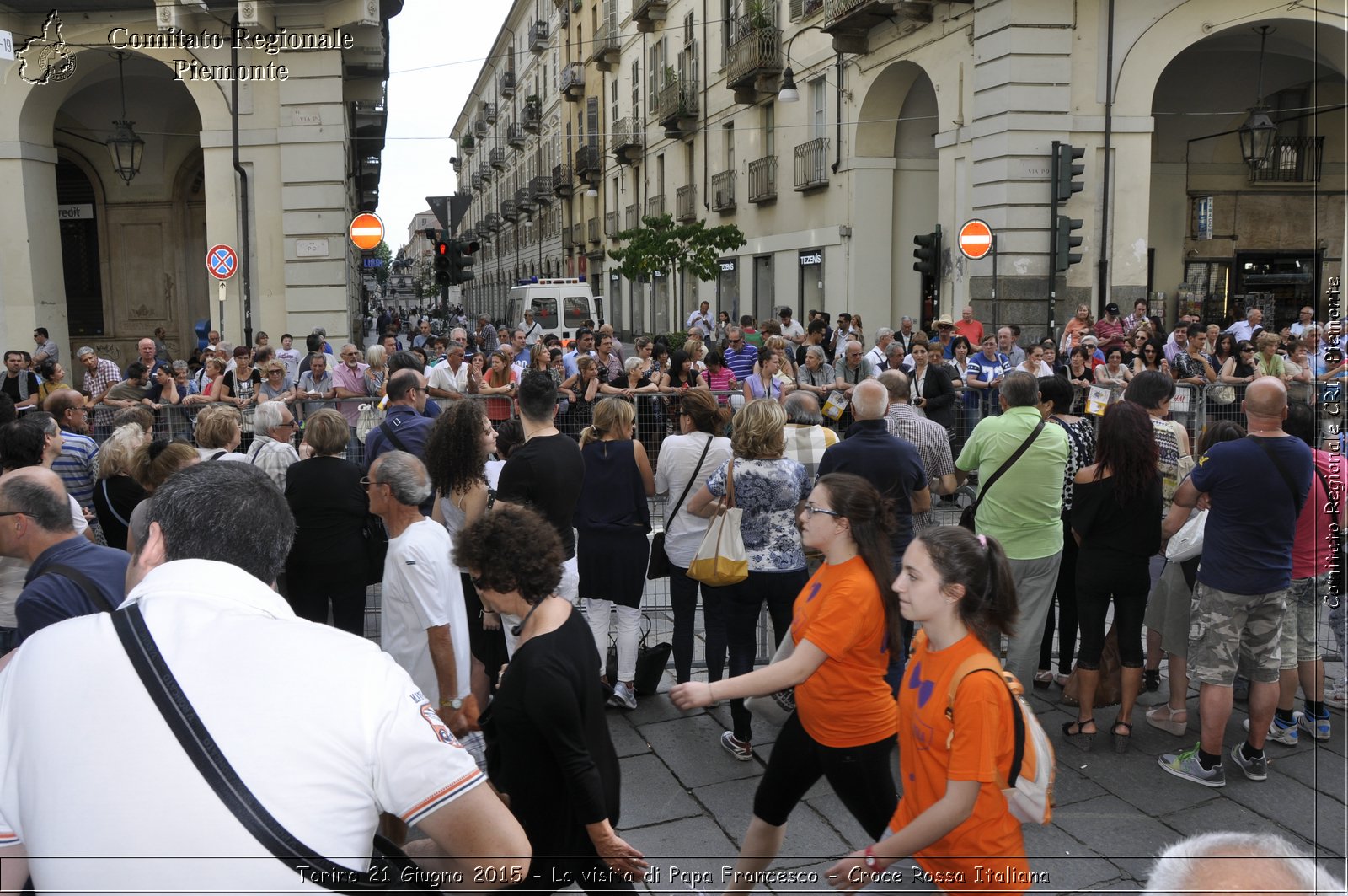 Torino 21 Giugno 2015 - La visita di Papa Francesco - Croce Rossa Italiana- Comitato Regionale del Piemonte