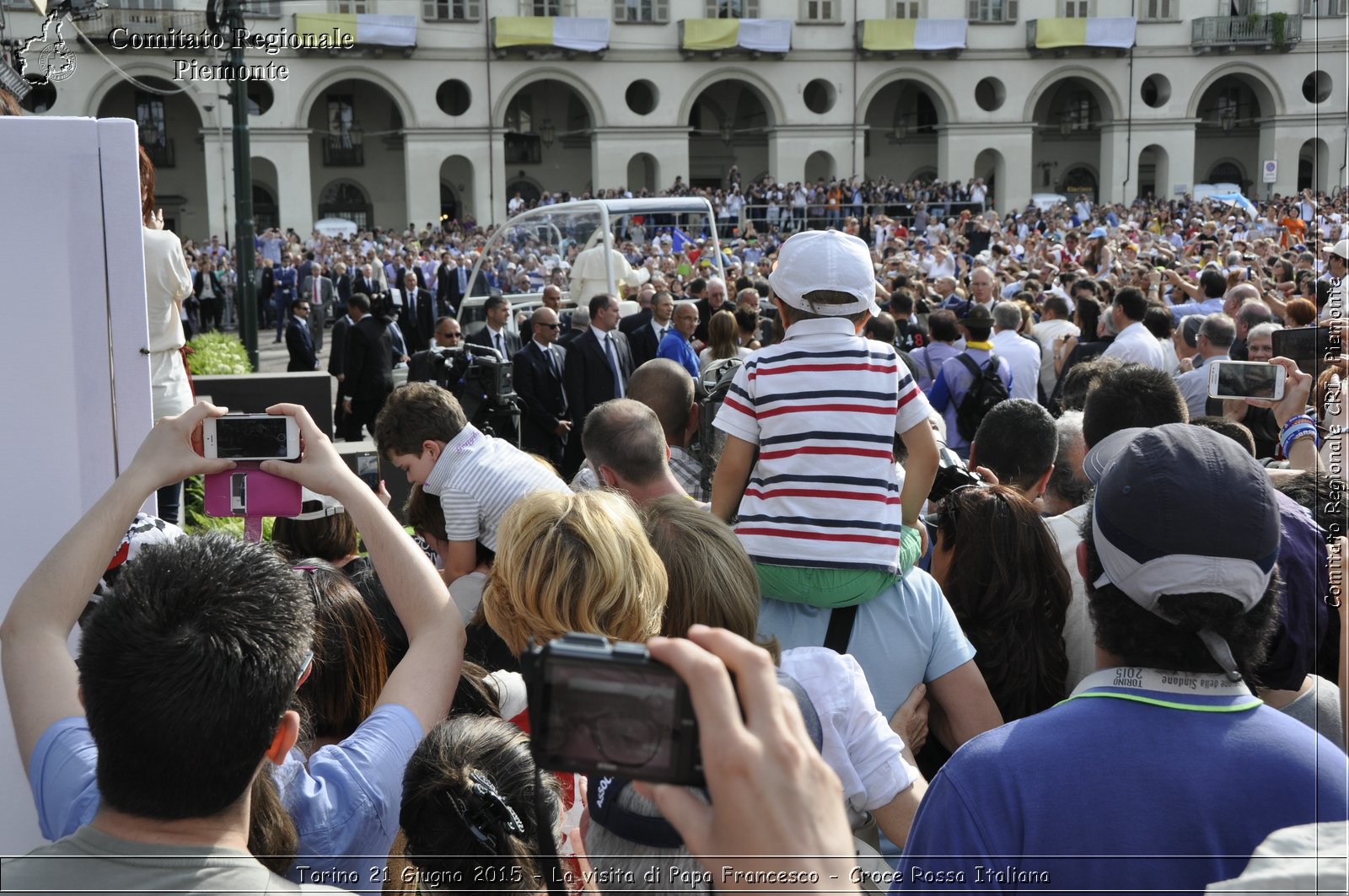 Torino 21 Giugno 2015 - La visita di Papa Francesco - Croce Rossa Italiana- Comitato Regionale del Piemonte