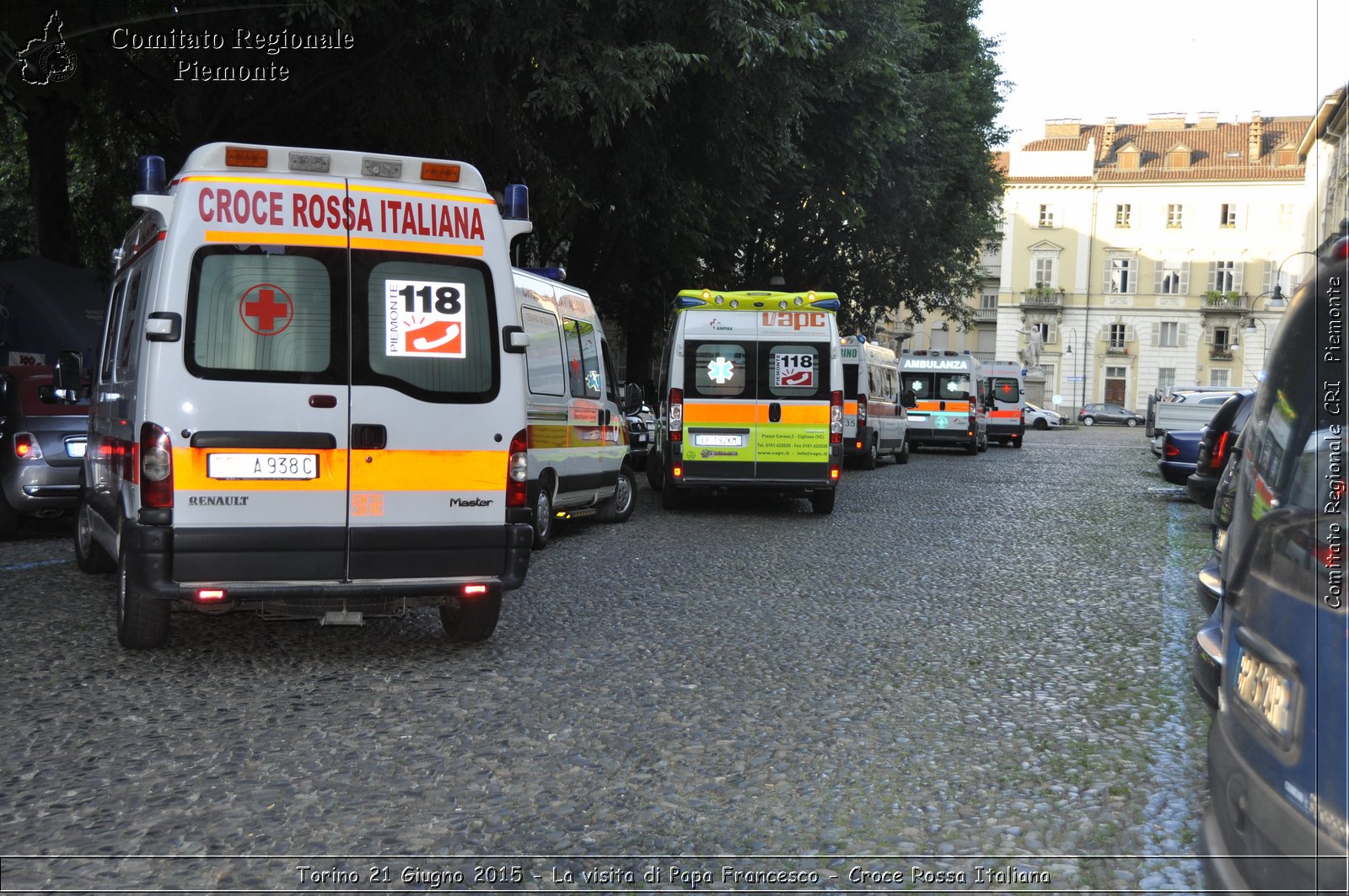 Torino 21 Giugno 2015 - La visita di Papa Francesco - Croce Rossa Italiana- Comitato Regionale del Piemonte