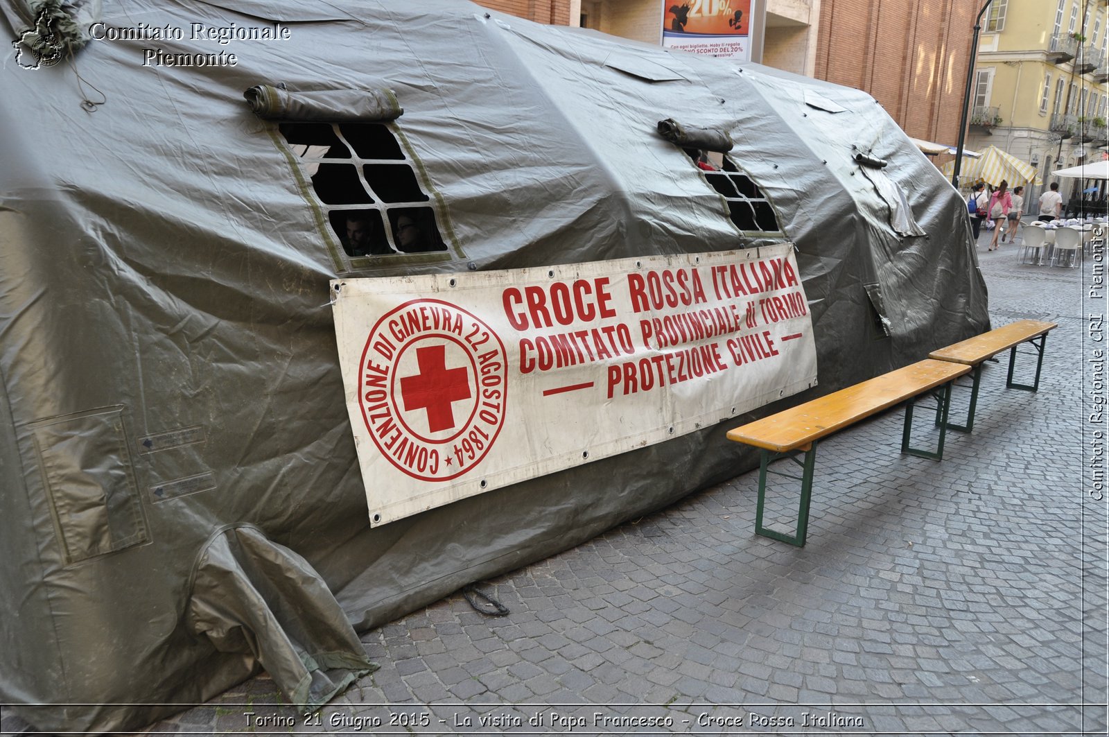 Torino 21 Giugno 2015 - La visita di Papa Francesco - Croce Rossa Italiana- Comitato Regionale del Piemonte