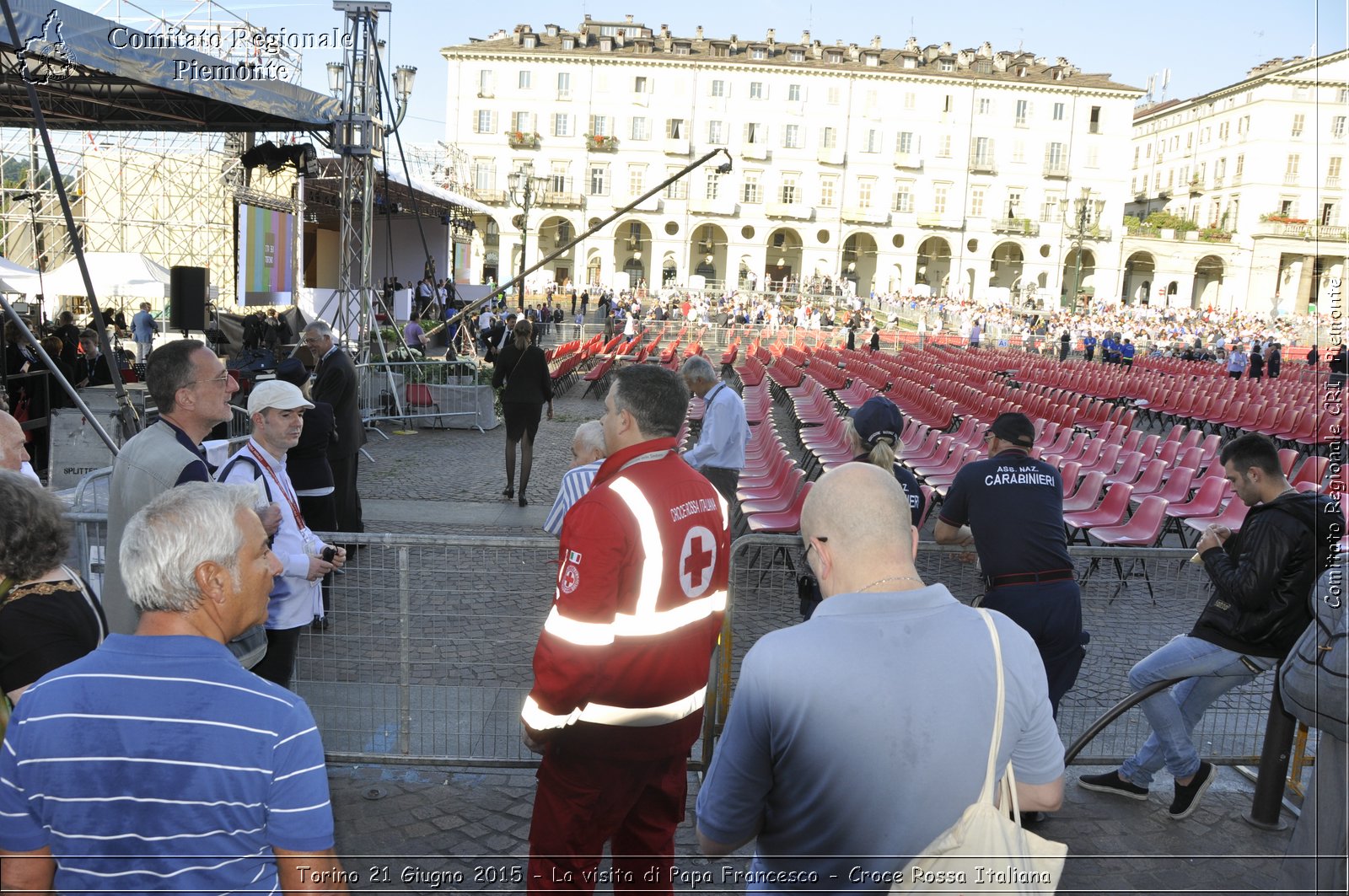 Torino 21 Giugno 2015 - La visita di Papa Francesco - Croce Rossa Italiana- Comitato Regionale del Piemonte