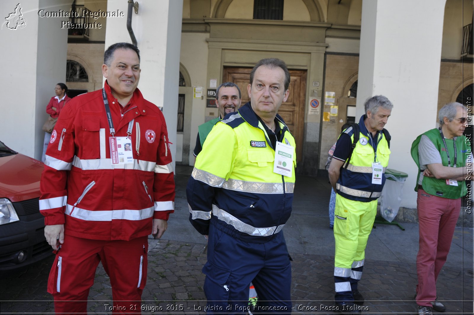 Torino 21 Giugno 2015 - La visita di Papa Francesco - Croce Rossa Italiana- Comitato Regionale del Piemonte