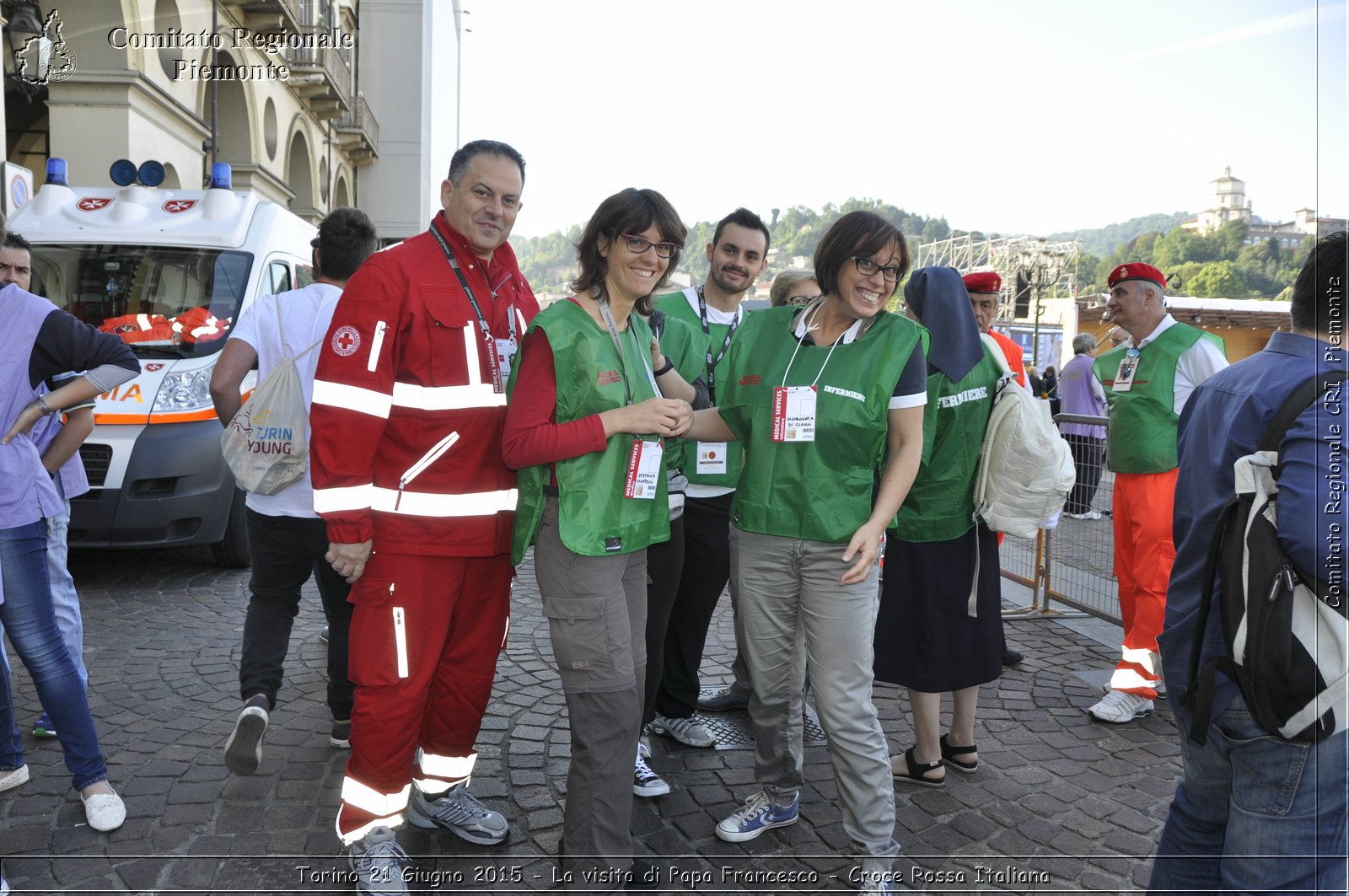 Torino 21 Giugno 2015 - La visita di Papa Francesco - Croce Rossa Italiana- Comitato Regionale del Piemonte