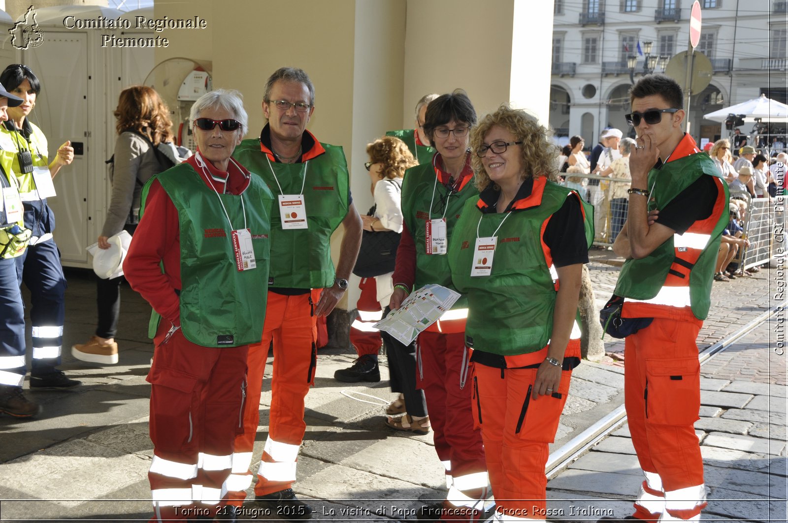 Torino 21 Giugno 2015 - La visita di Papa Francesco - Croce Rossa Italiana- Comitato Regionale del Piemonte