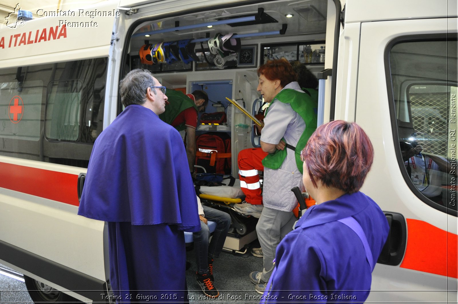 Torino 21 Giugno 2015 - La visita di Papa Francesco - Croce Rossa Italiana- Comitato Regionale del Piemonte