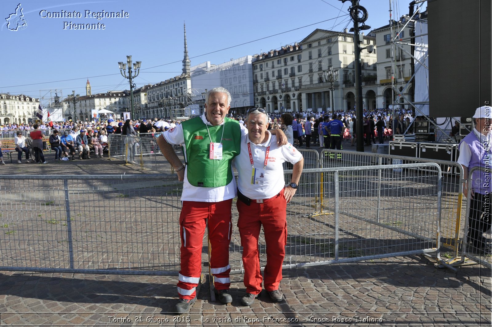 Torino 21 Giugno 2015 - La visita di Papa Francesco - Croce Rossa Italiana- Comitato Regionale del Piemonte