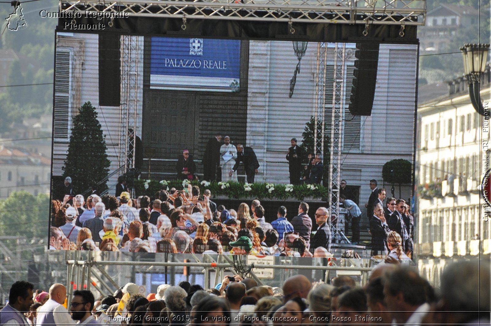 Torino 21 Giugno 2015 - La visita di Papa Francesco - Croce Rossa Italiana- Comitato Regionale del Piemonte