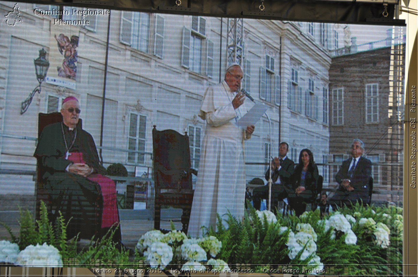 Torino 21 Giugno 2015 - La visita di Papa Francesco - Croce Rossa Italiana- Comitato Regionale del Piemonte