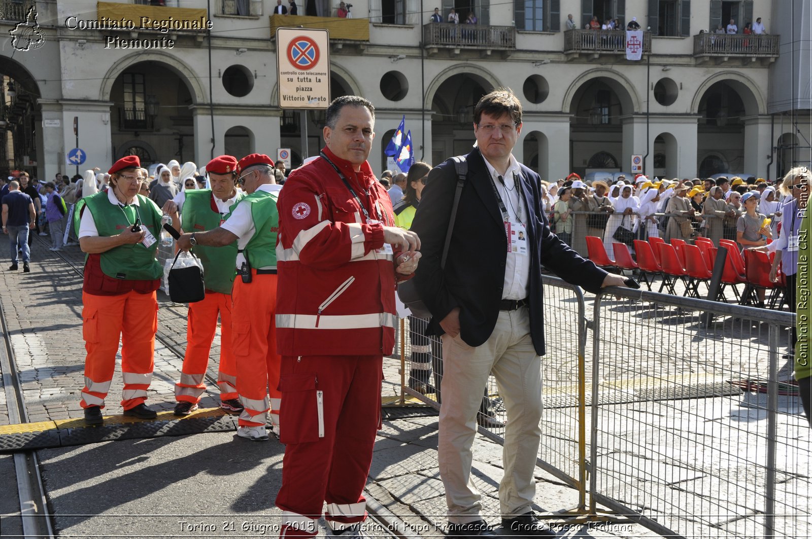 Torino 21 Giugno 2015 - La visita di Papa Francesco - Croce Rossa Italiana- Comitato Regionale del Piemonte