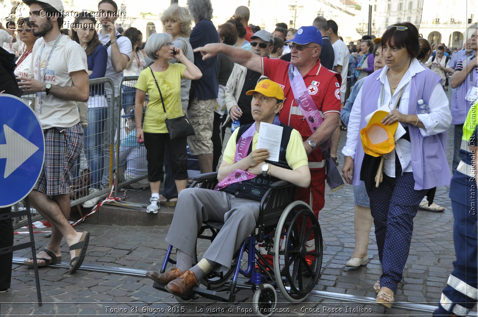 Torino 21 Giugno 2015 - La visita di Papa Francesco - Croce Rossa Italiana- Comitato Regionale del Piemonte