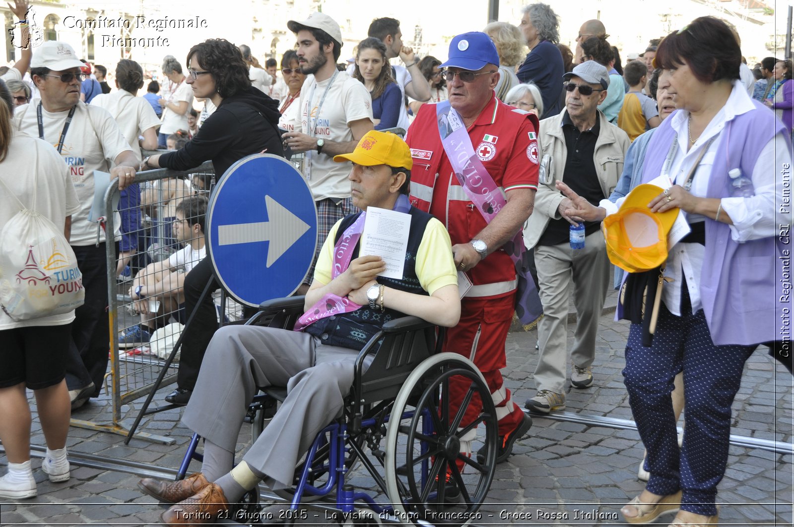 Torino 21 Giugno 2015 - La visita di Papa Francesco - Croce Rossa Italiana- Comitato Regionale del Piemonte