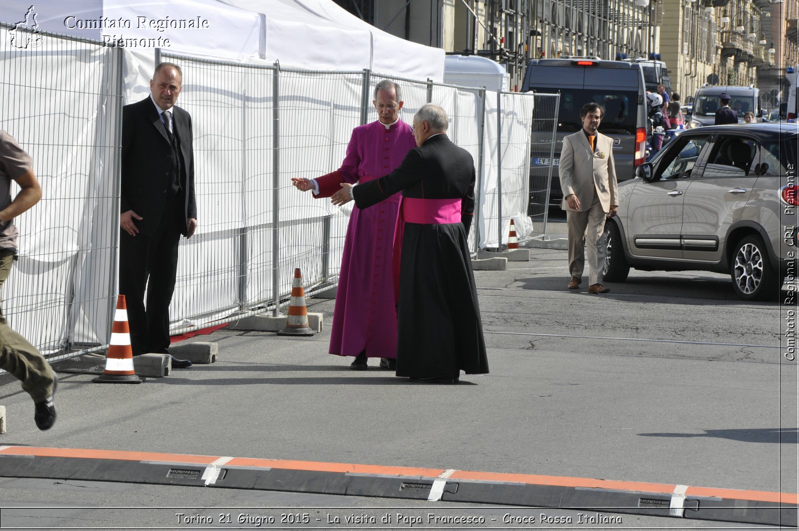 Torino 21 Giugno 2015 - La visita di Papa Francesco - Croce Rossa Italiana- Comitato Regionale del Piemonte