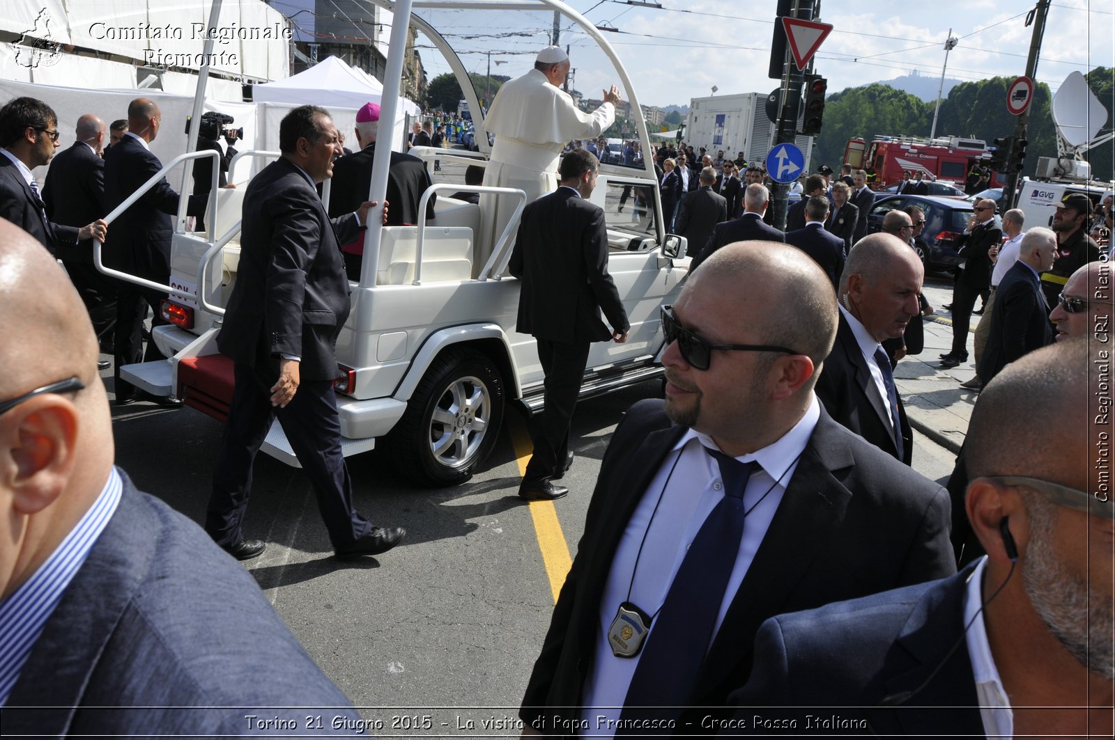 Torino 21 Giugno 2015 - La visita di Papa Francesco - Croce Rossa Italiana- Comitato Regionale del Piemonte