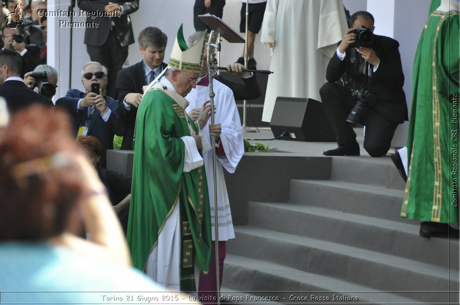 Torino 21 Giugno 2015 - La visita di Papa Francesco - Croce Rossa Italiana- Comitato Regionale del Piemonte