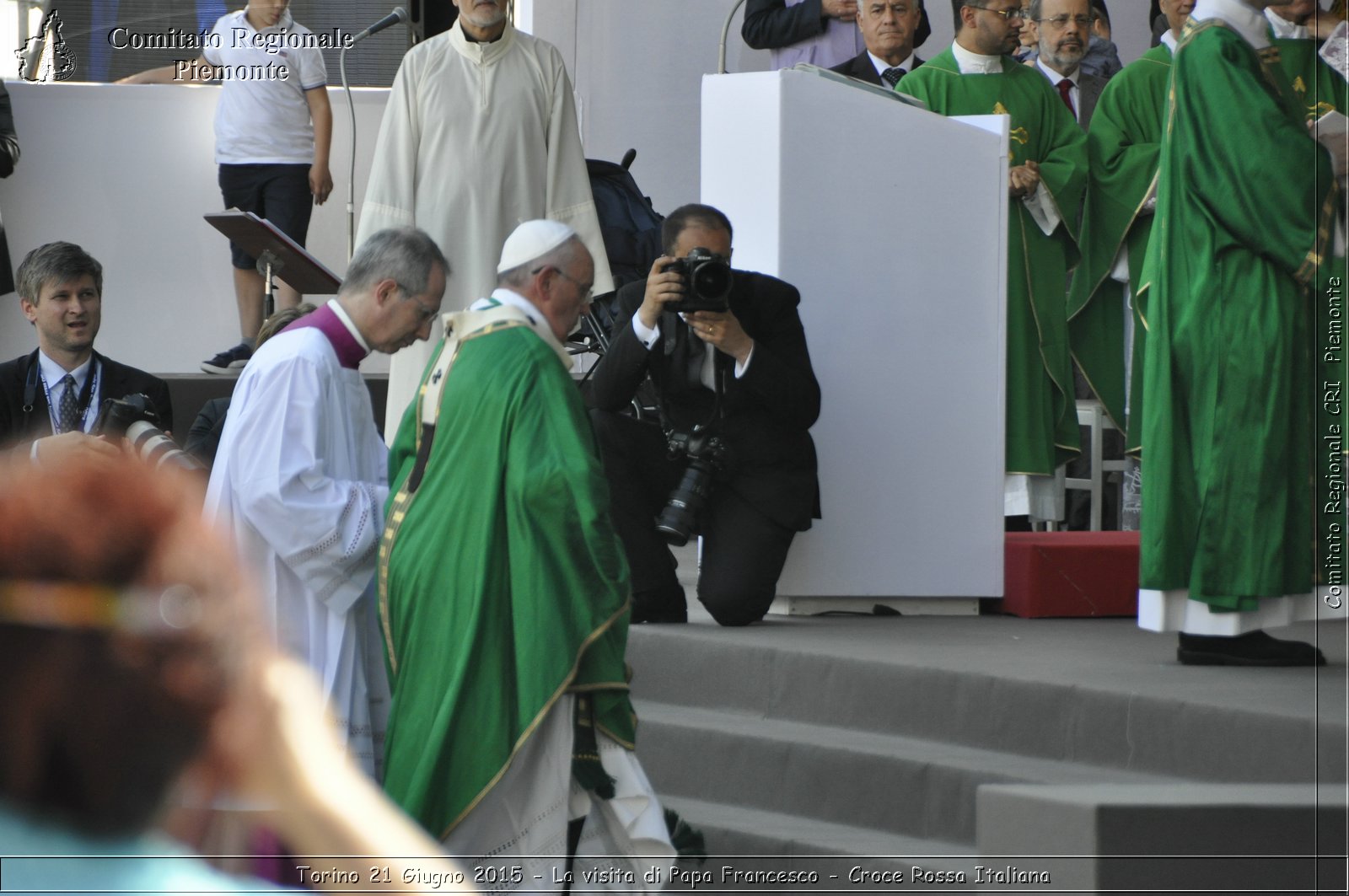 Torino 21 Giugno 2015 - La visita di Papa Francesco - Croce Rossa Italiana- Comitato Regionale del Piemonte