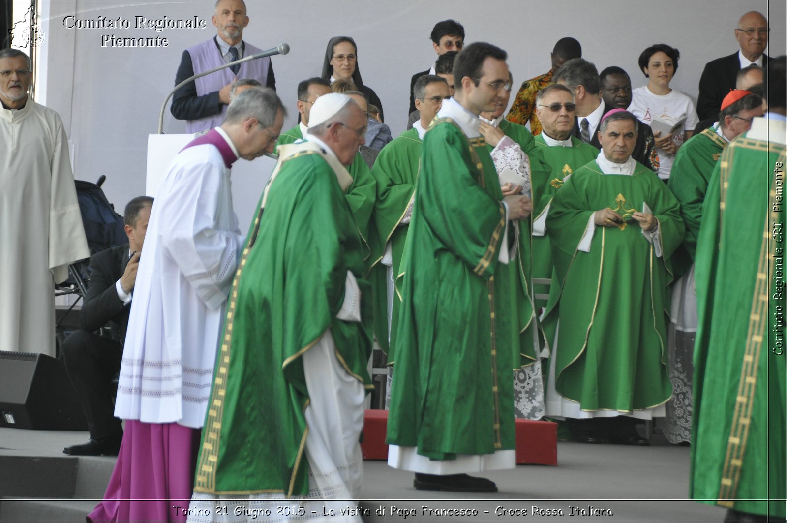 Torino 21 Giugno 2015 - La visita di Papa Francesco - Croce Rossa Italiana- Comitato Regionale del Piemonte