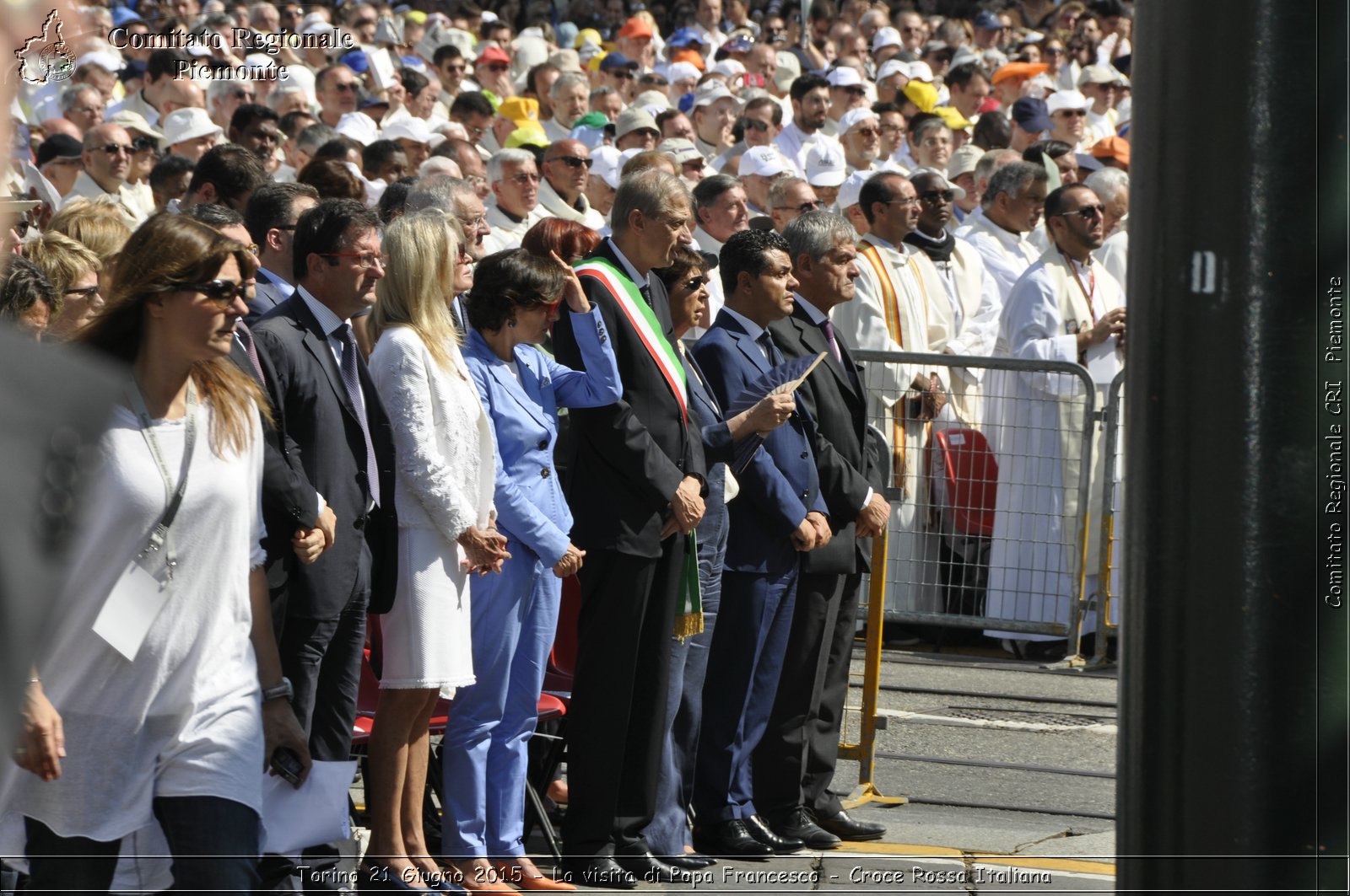 Torino 21 Giugno 2015 - La visita di Papa Francesco - Croce Rossa Italiana- Comitato Regionale del Piemonte