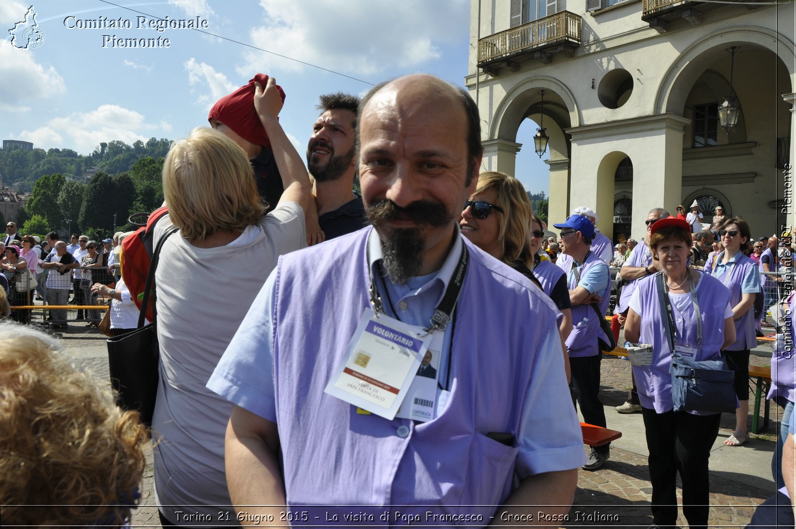 Torino 21 Giugno 2015 - La visita di Papa Francesco - Croce Rossa Italiana- Comitato Regionale del Piemonte