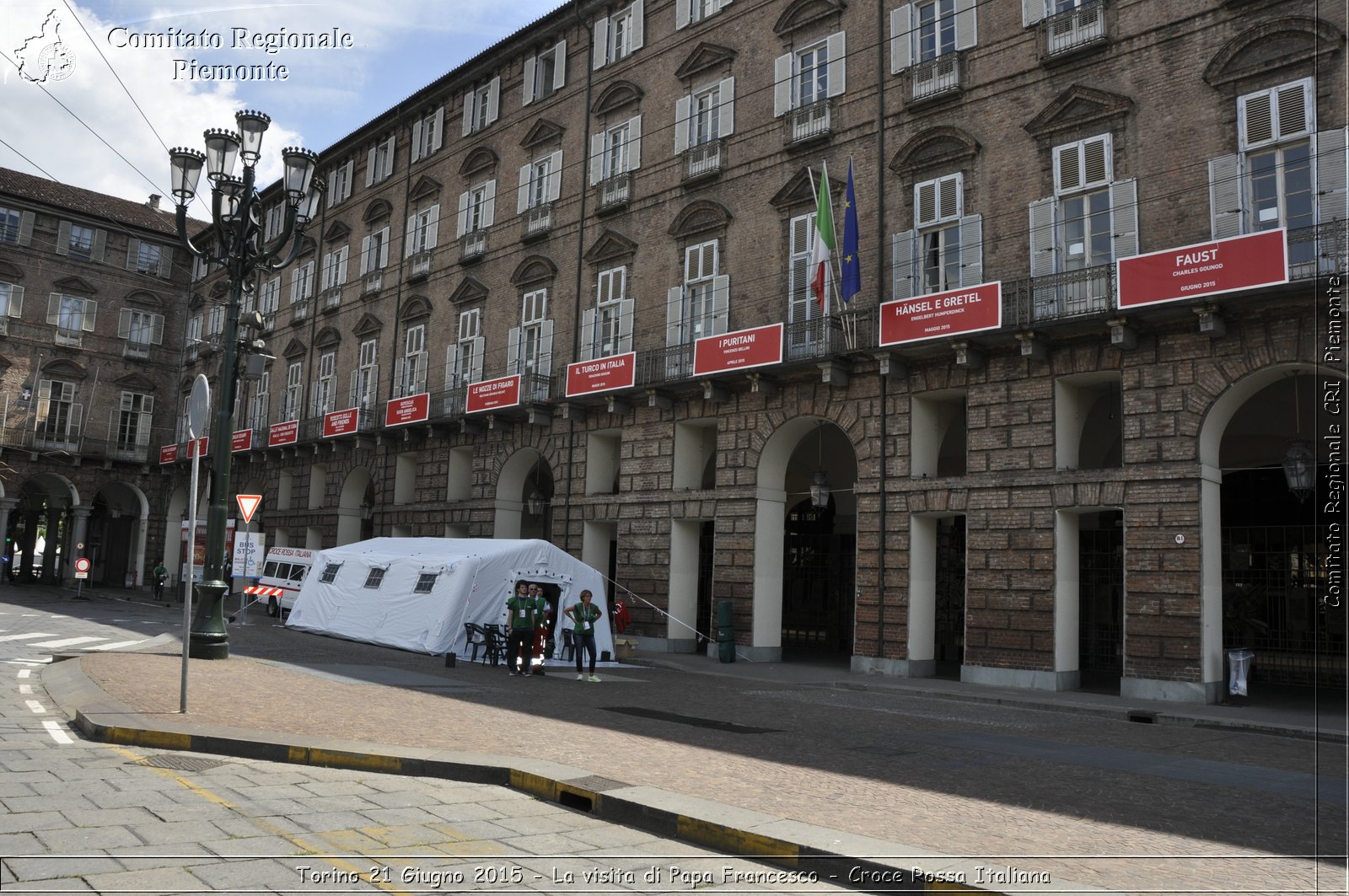 Torino 21 Giugno 2015 - La visita di Papa Francesco - Croce Rossa Italiana- Comitato Regionale del Piemonte